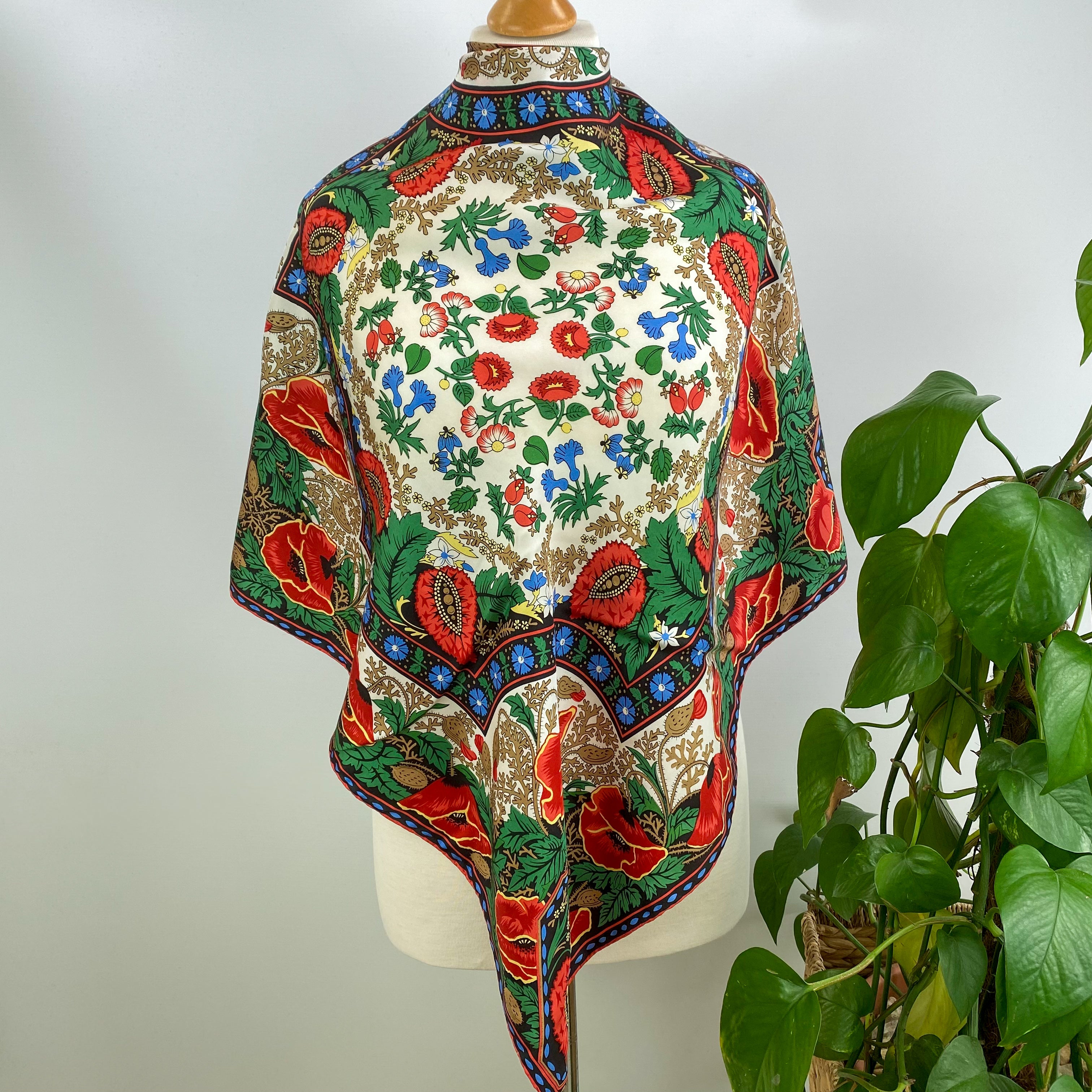 Immaculate Beckford Floral Silk Scarf