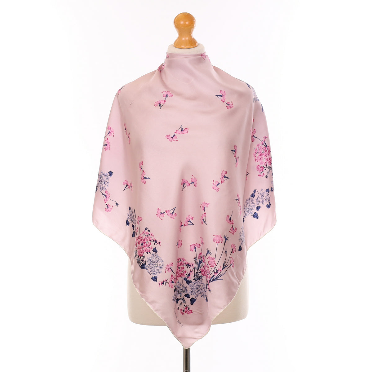 J D’ormont Floral Silk Scarf