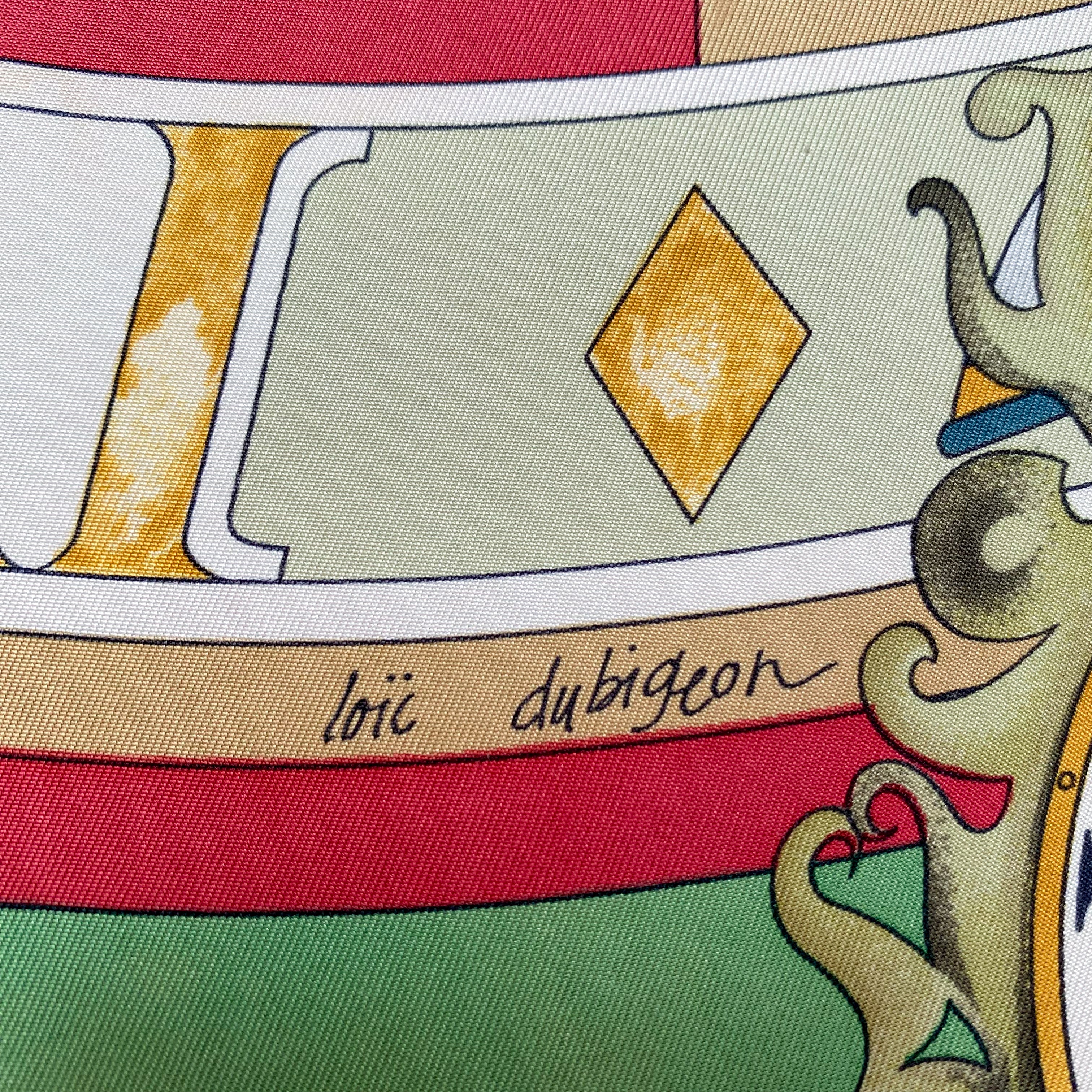 Hermès La Ronde des Heures Silk Scarf