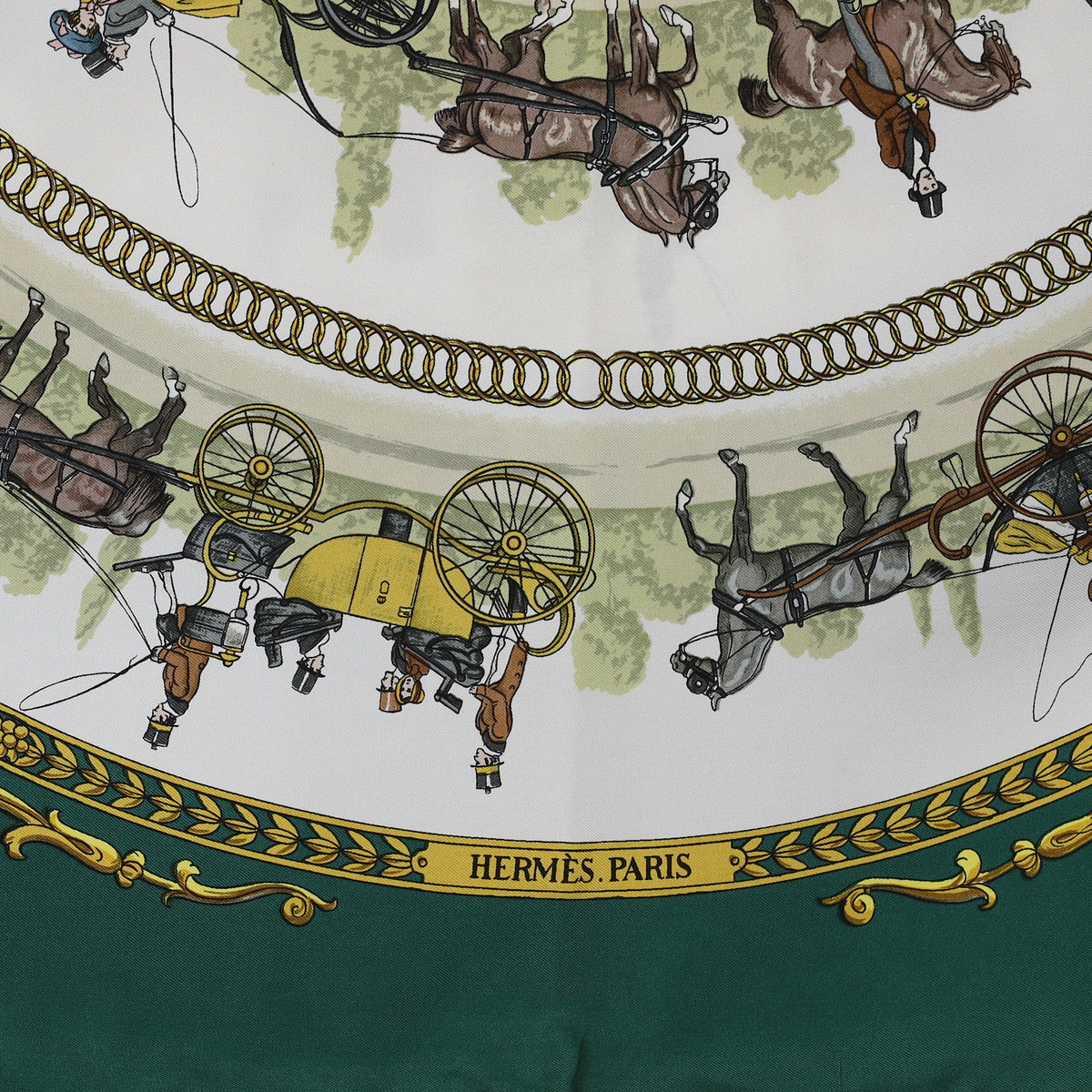 Hermès La Promenade de Longchamps Silk Scarf
