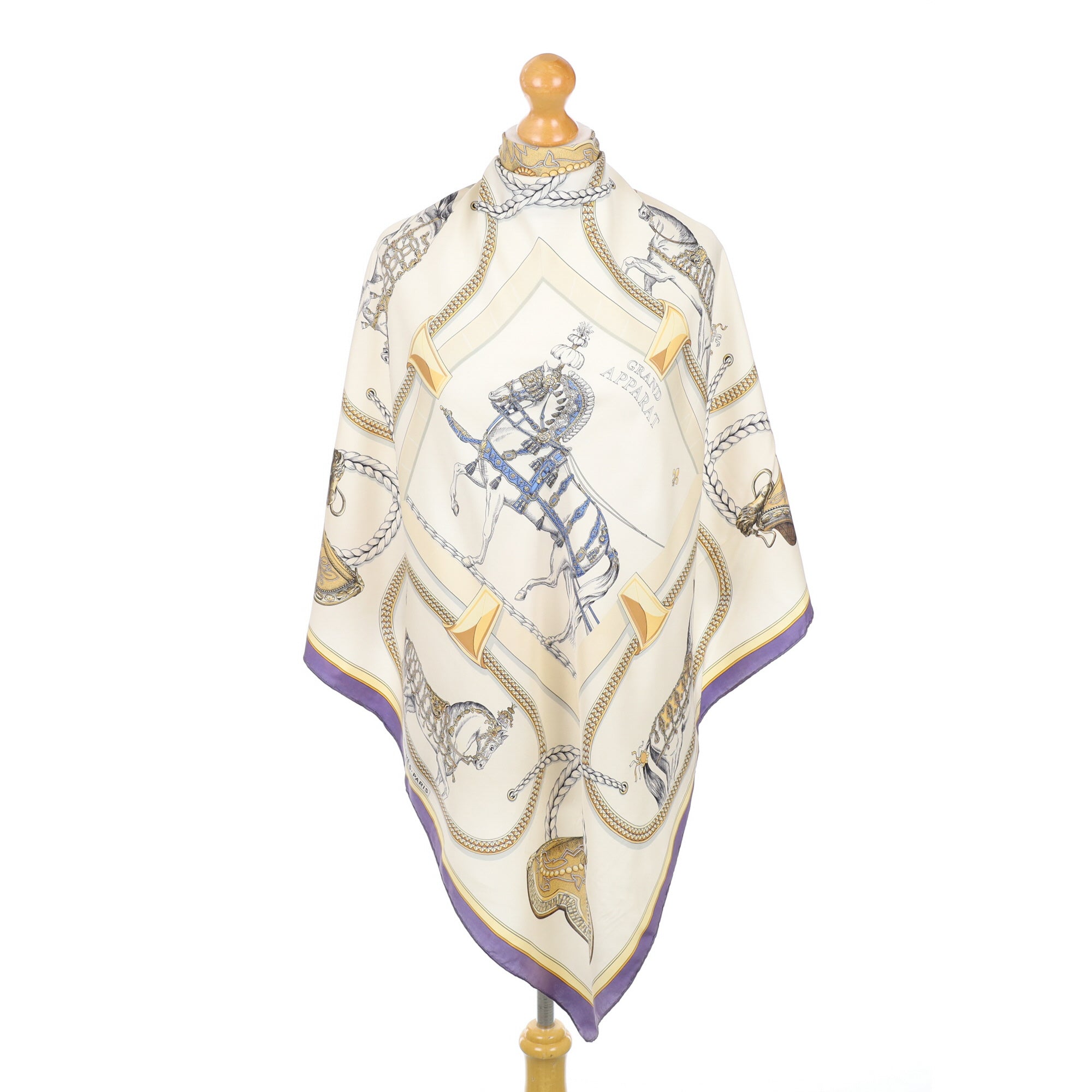 Hermès Grand Apparat Vintage Silk Scarf