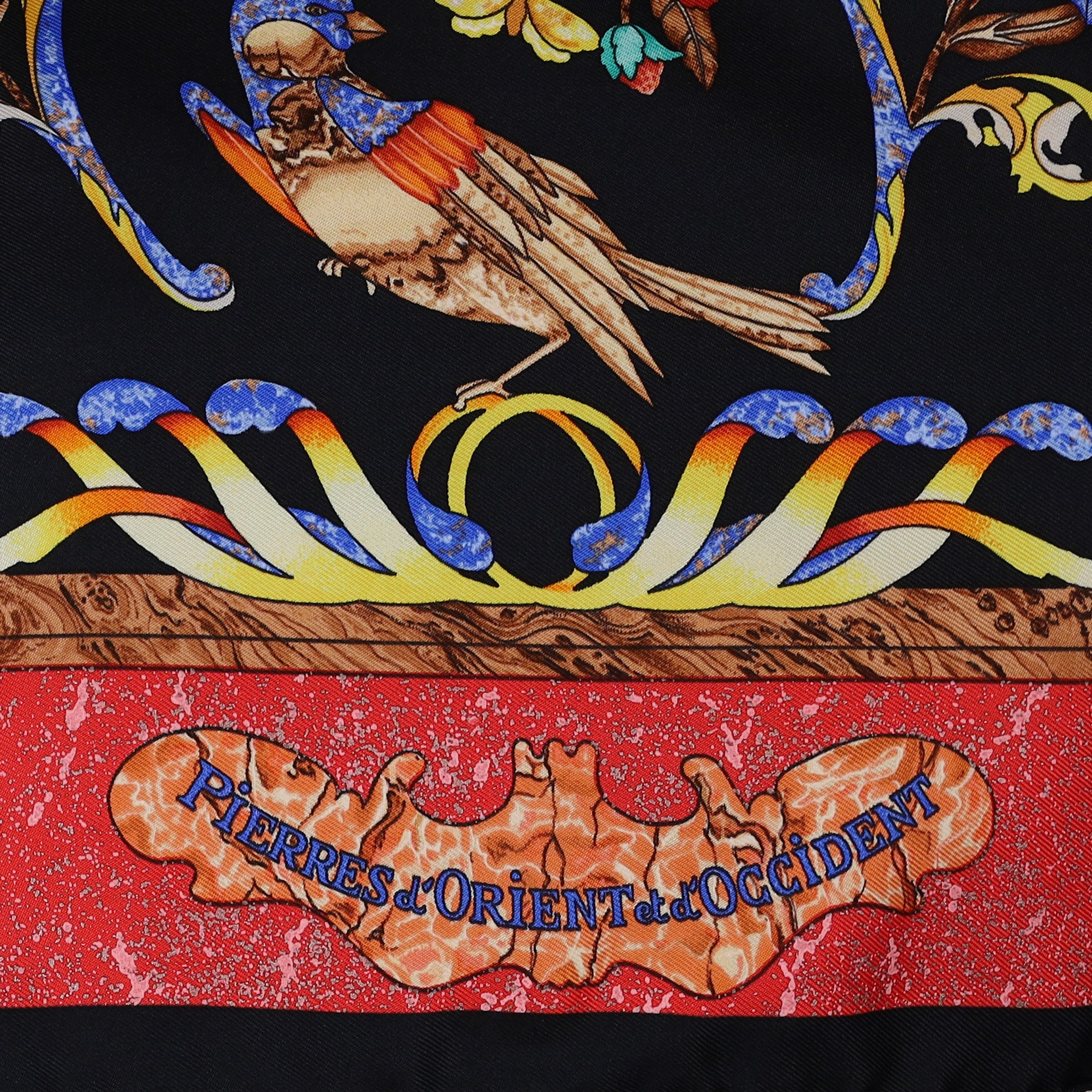 Hermès Pierres D’orient Et D’occident Silk Scarf