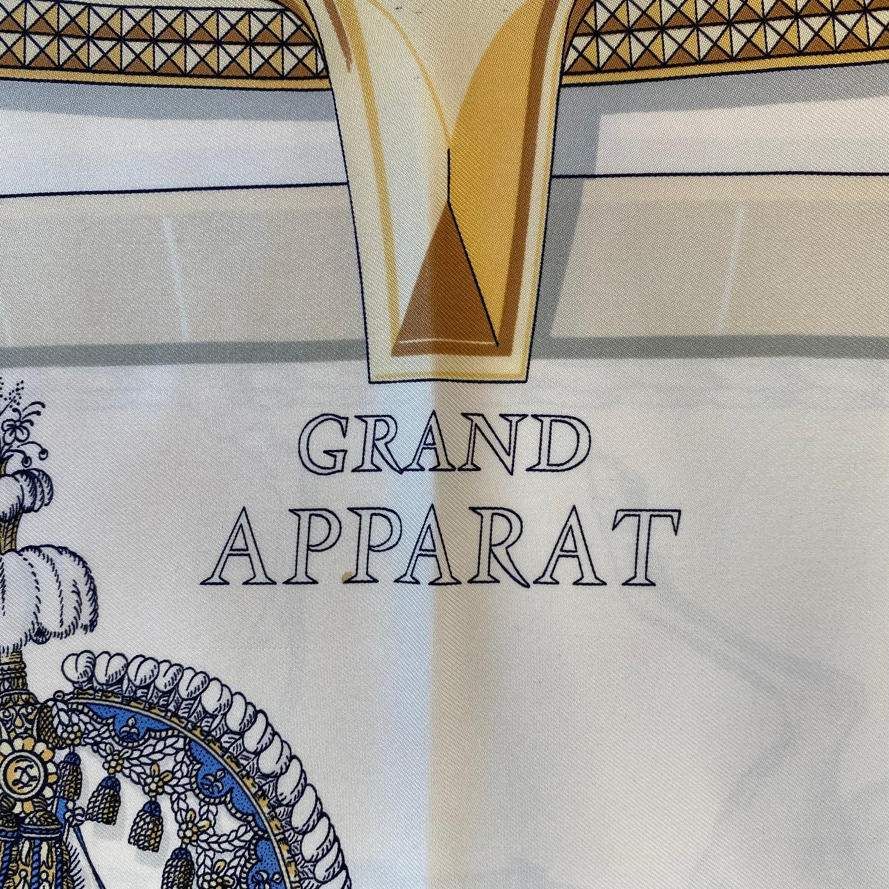 Hermès Grand Apparat Vintage Silk Scarf