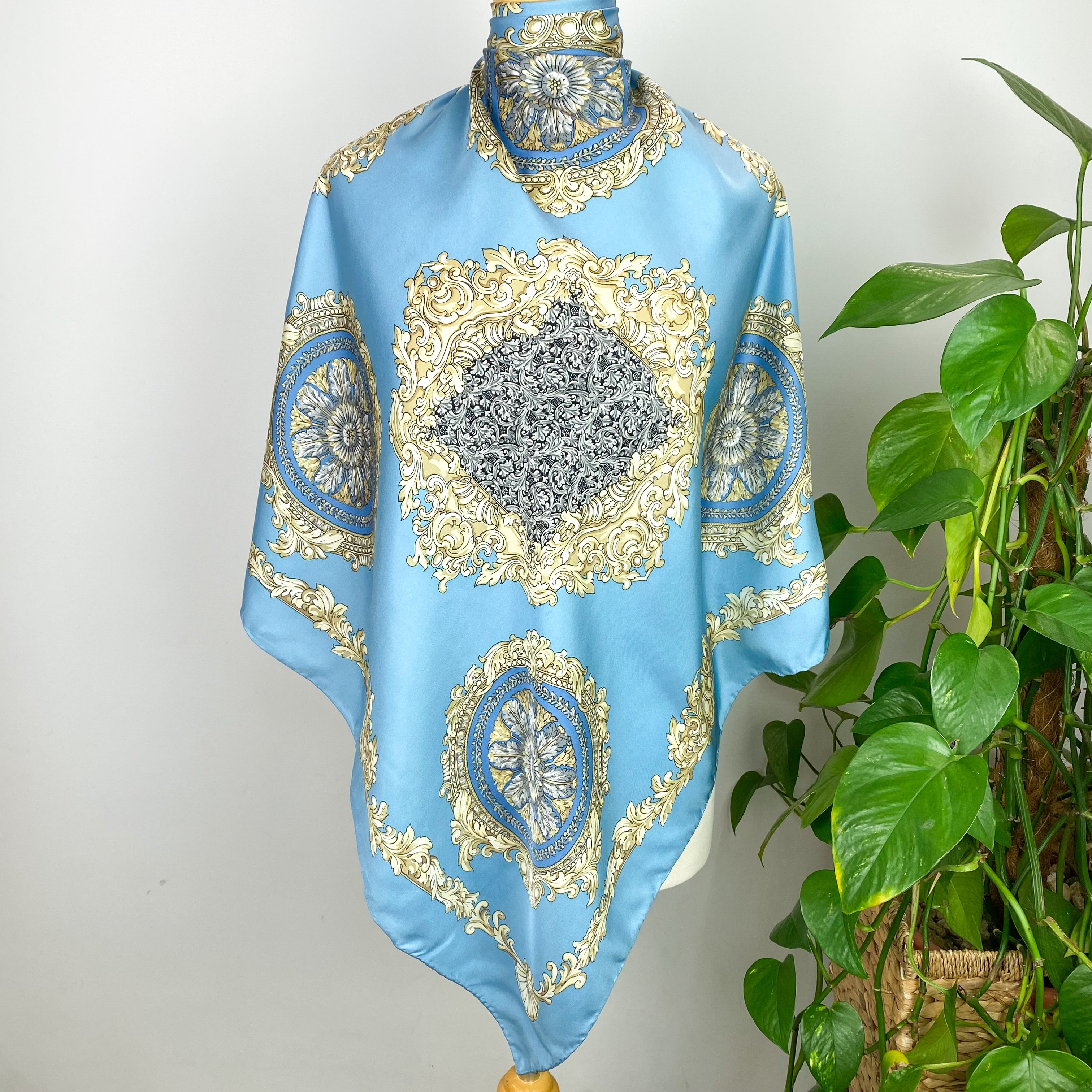 Joules Baroque Style Silk Scarf