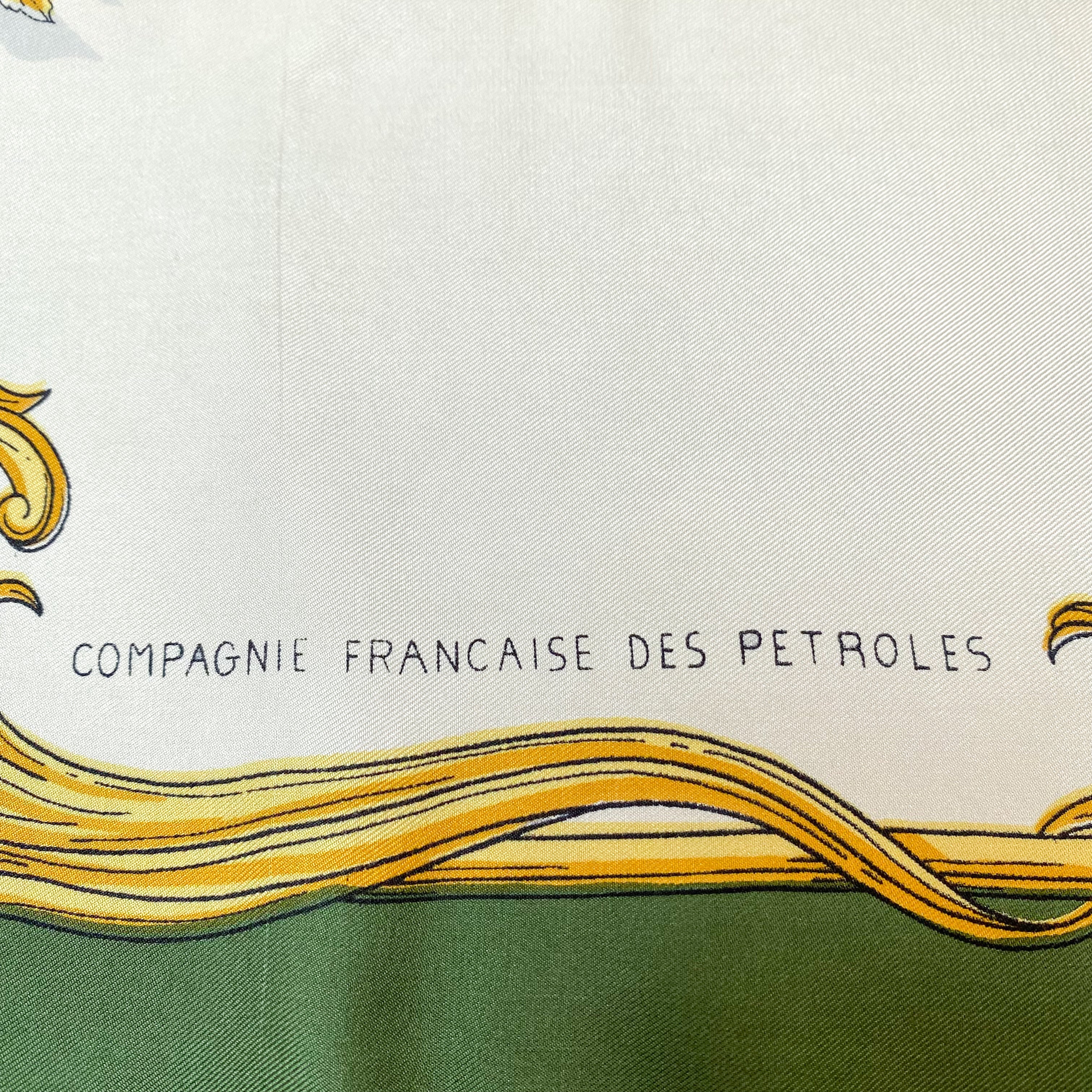 1960s French Vintage Silk Scarf