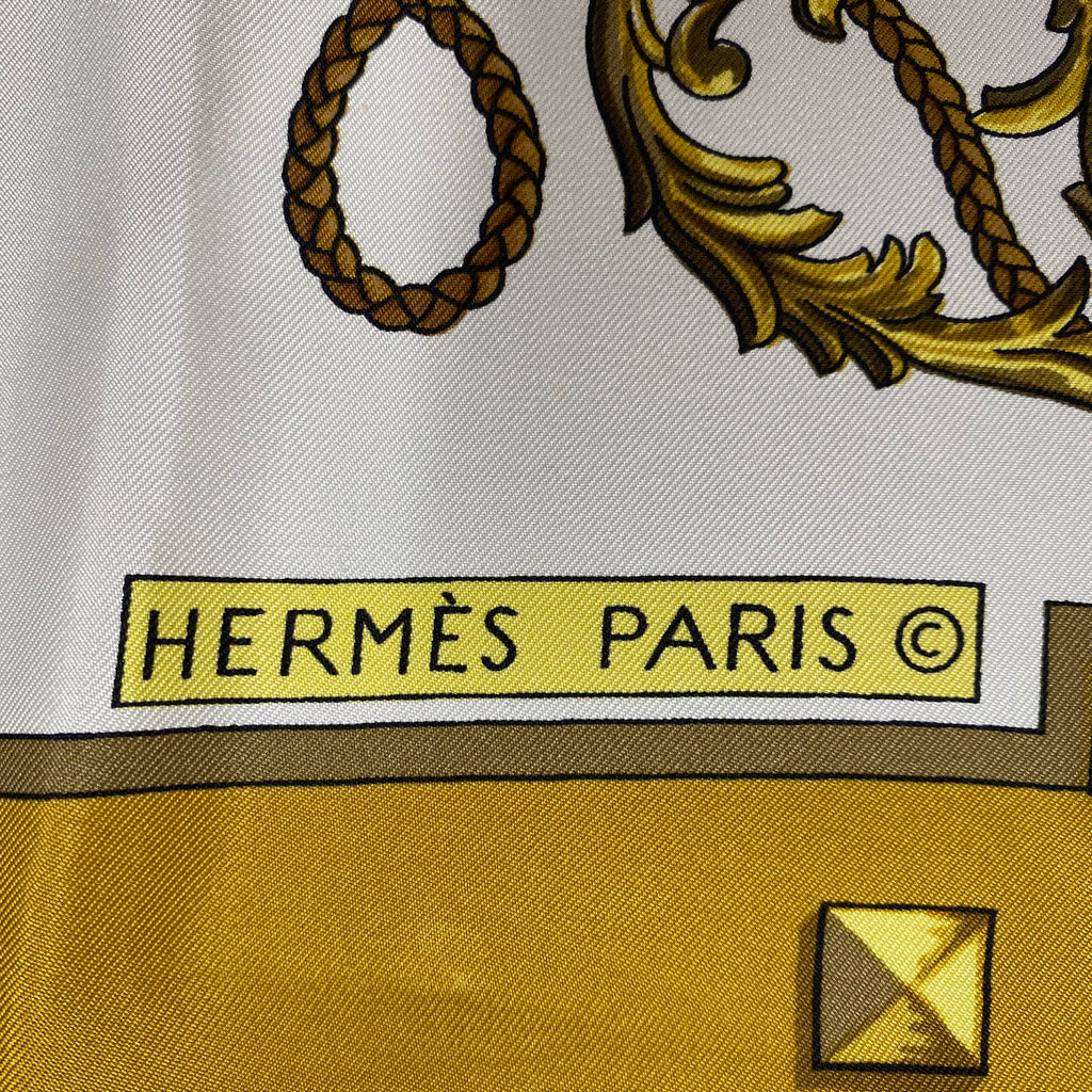 Hermès Les Clefs Silk Scarf