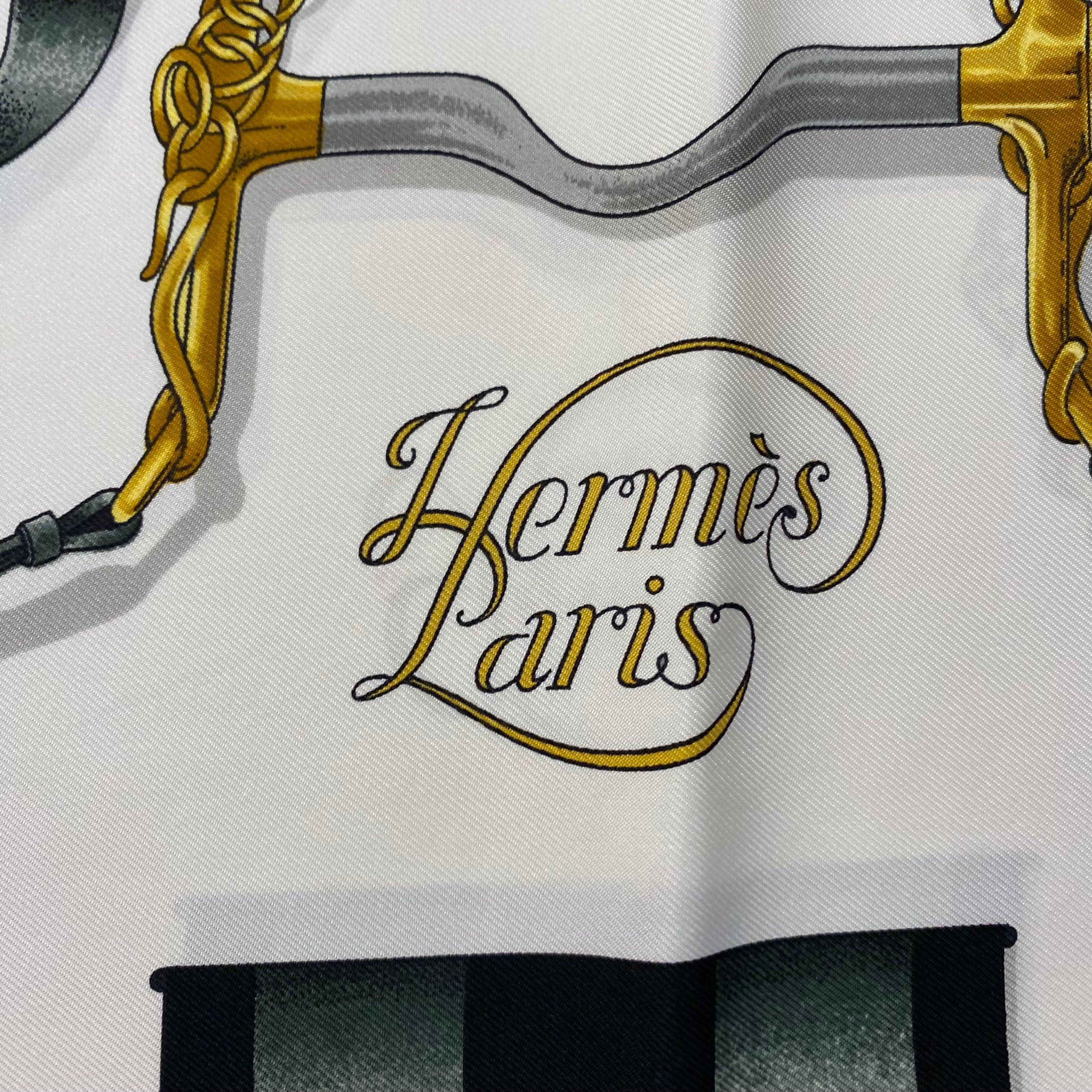 Boxed Hermès Grand Manége Silk Scarf
