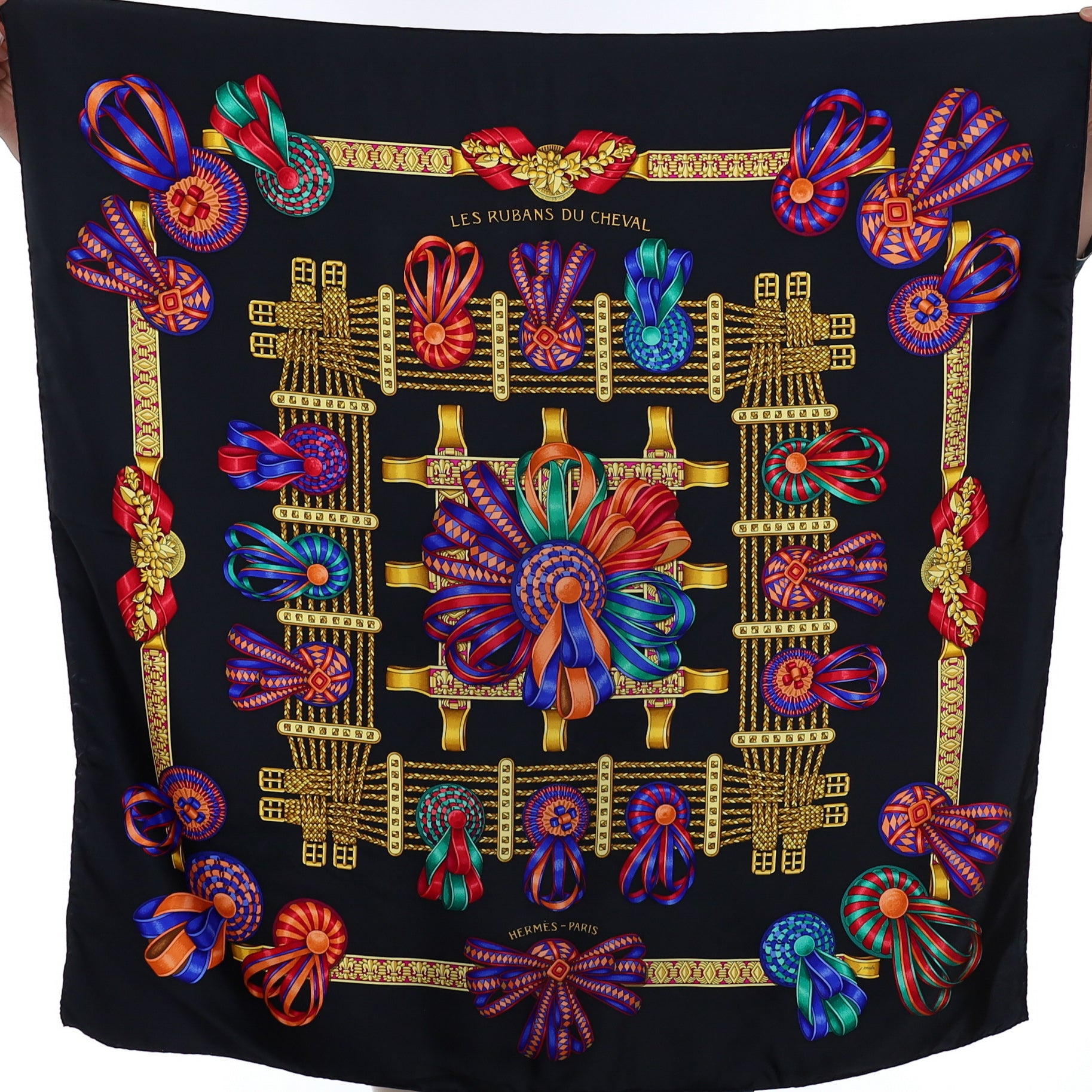 Hermès Les Rubans du Cheval Silk Scarf