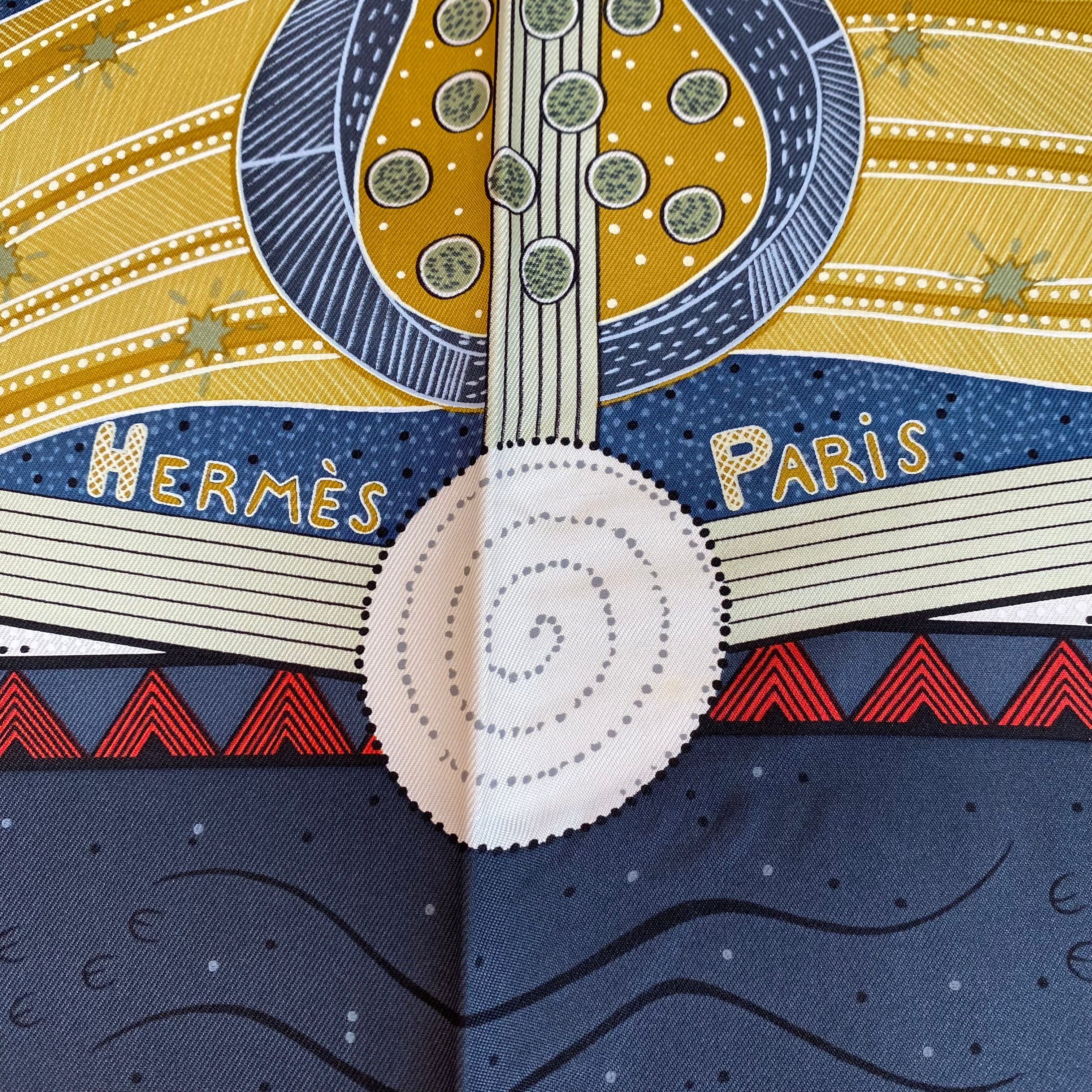 Brand New Boxed Hermès Rêve D’Australie Silk Scarf Quite Rare