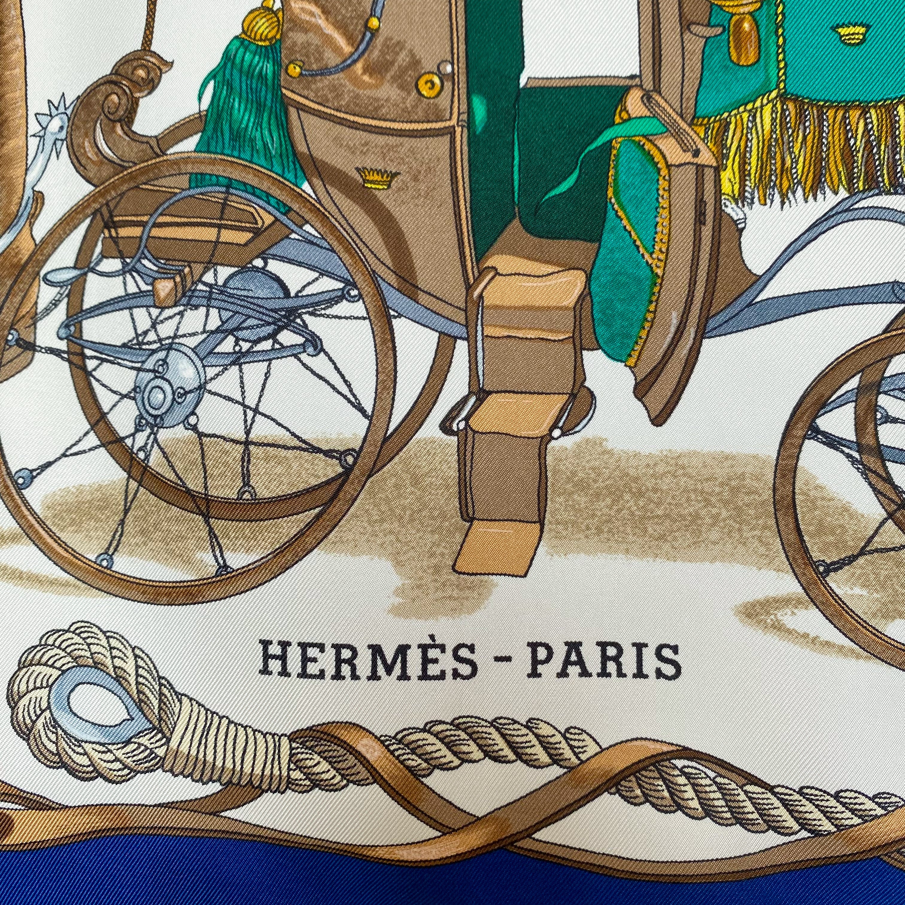 Immaculate Boxed Hermès Musée 1962 Silk Scarf