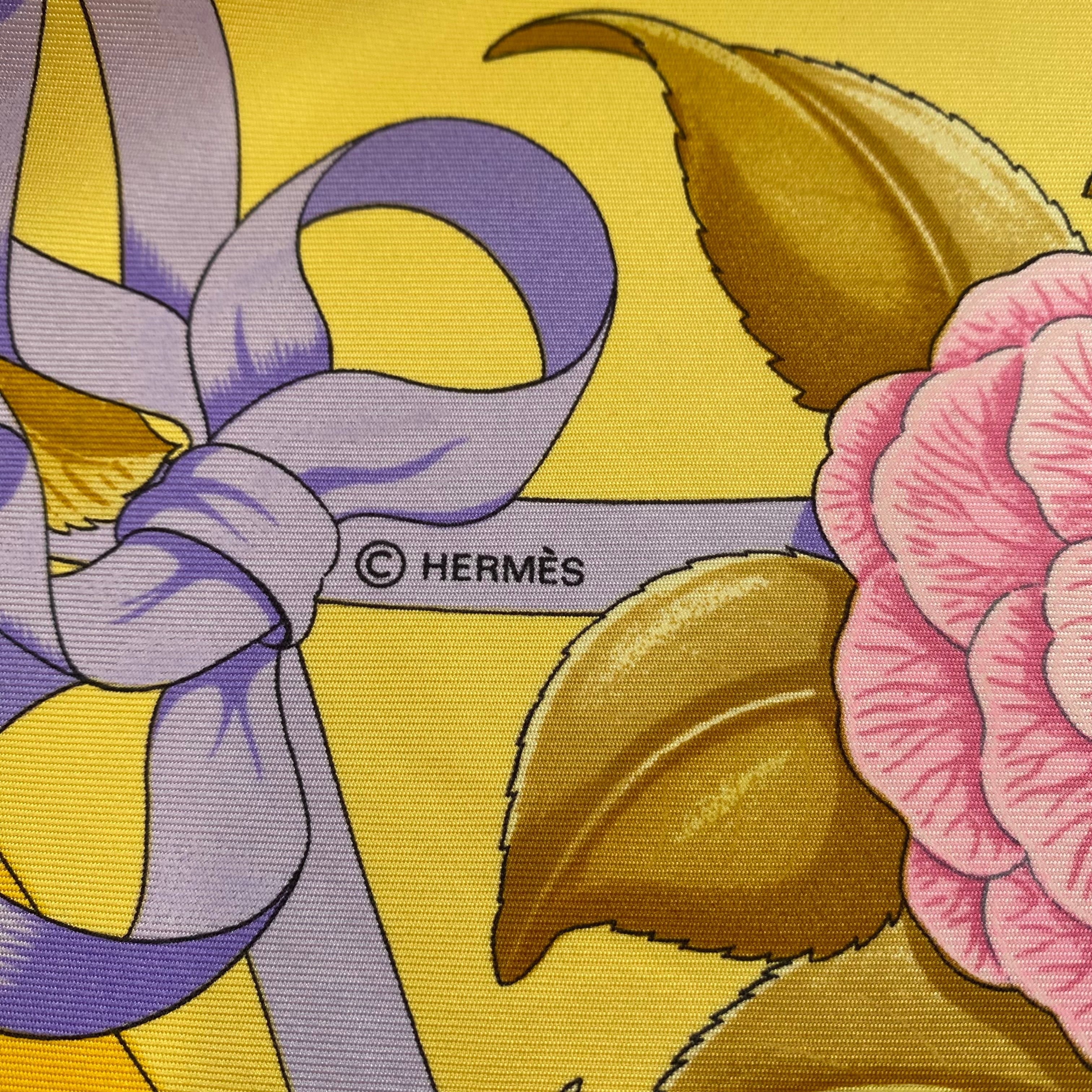 Hermès Fleurs de L’Opéra Silk Scarf