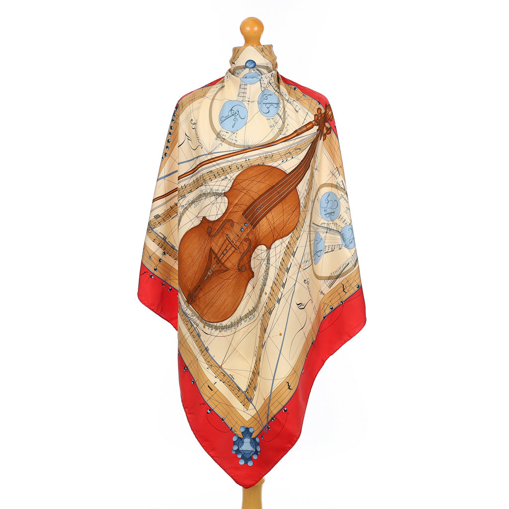 Hermès La Musique des Sphères Silk Scarf