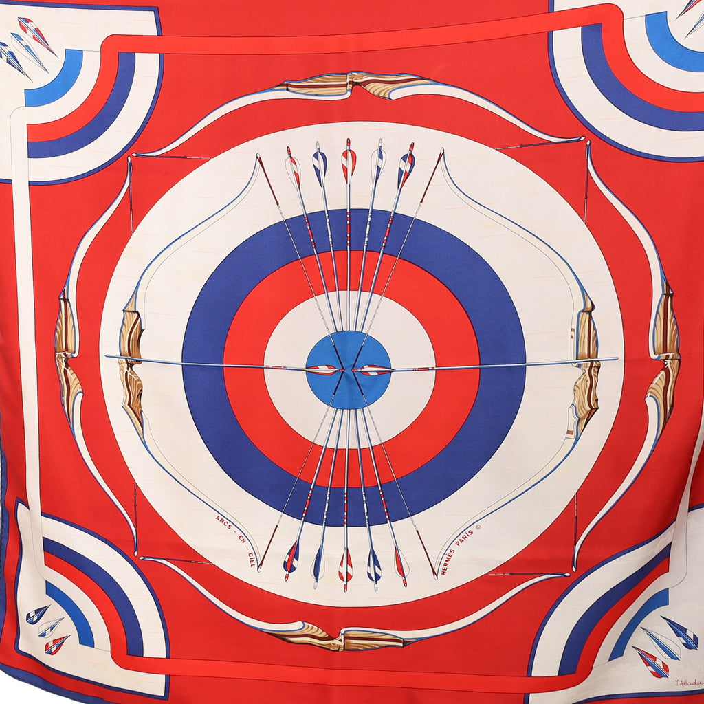 Hermès Arcs En Ciel Silk Scarf Quite Rare