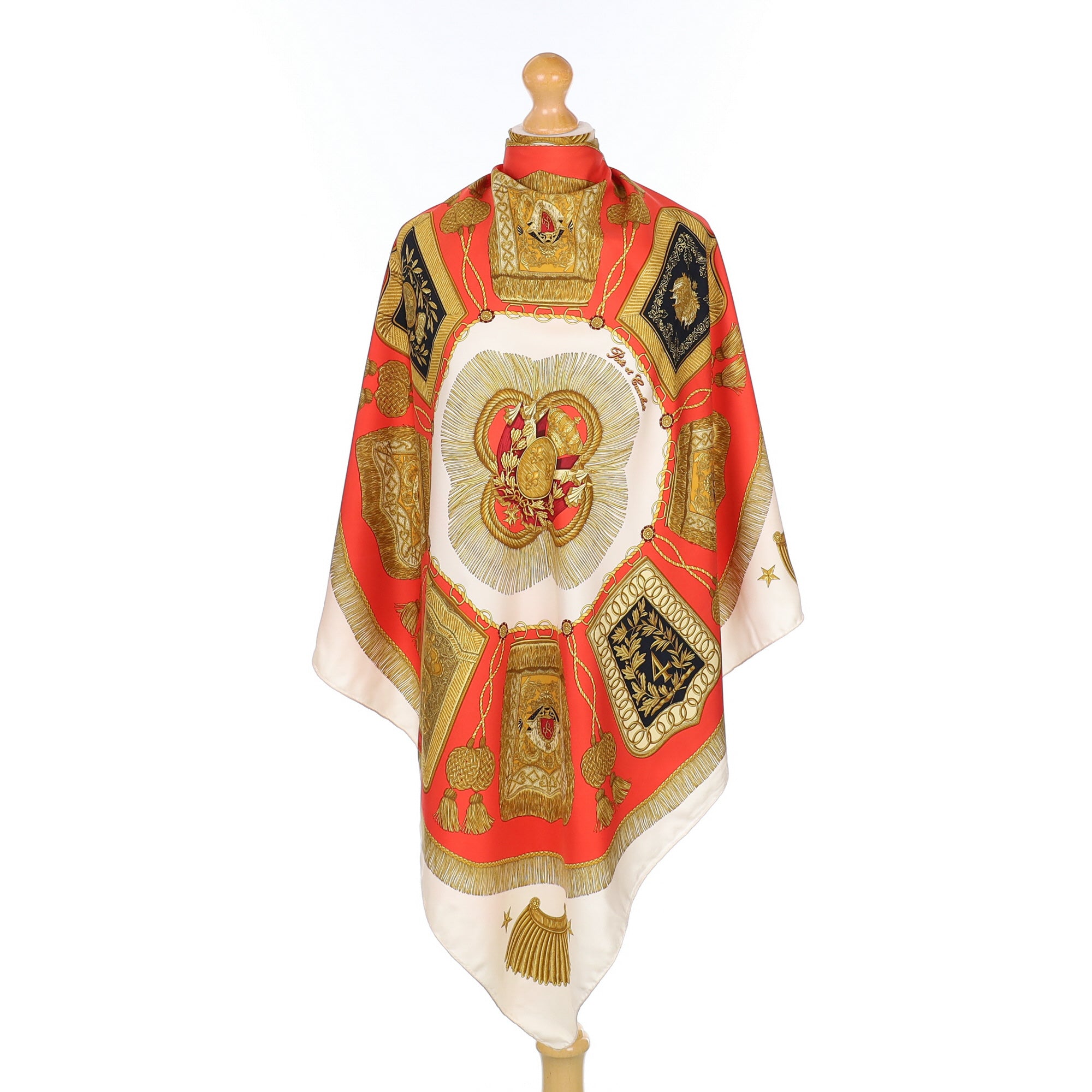 Hermès Poste Et Cavalerie Silk Scarf