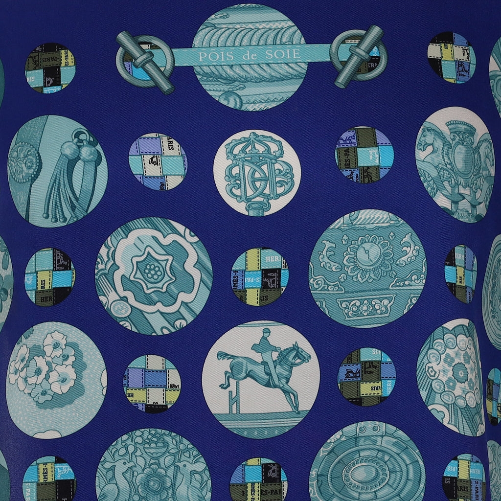 Hermès Pois De Soie Silk Scarf