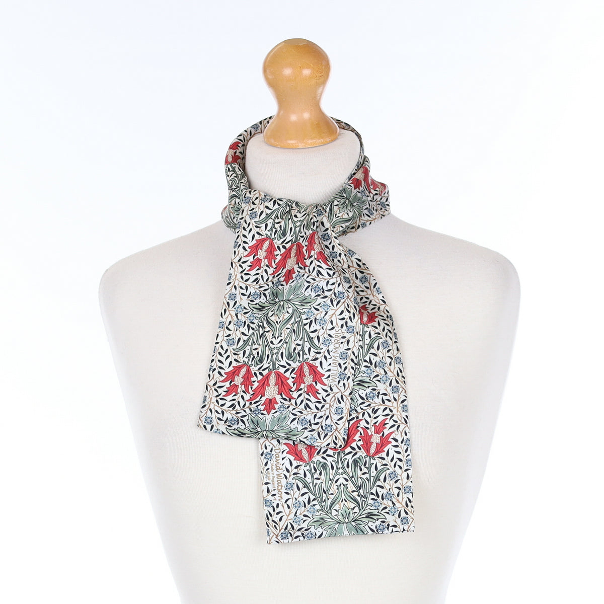 David Watson William Morris Print Silk Scarf