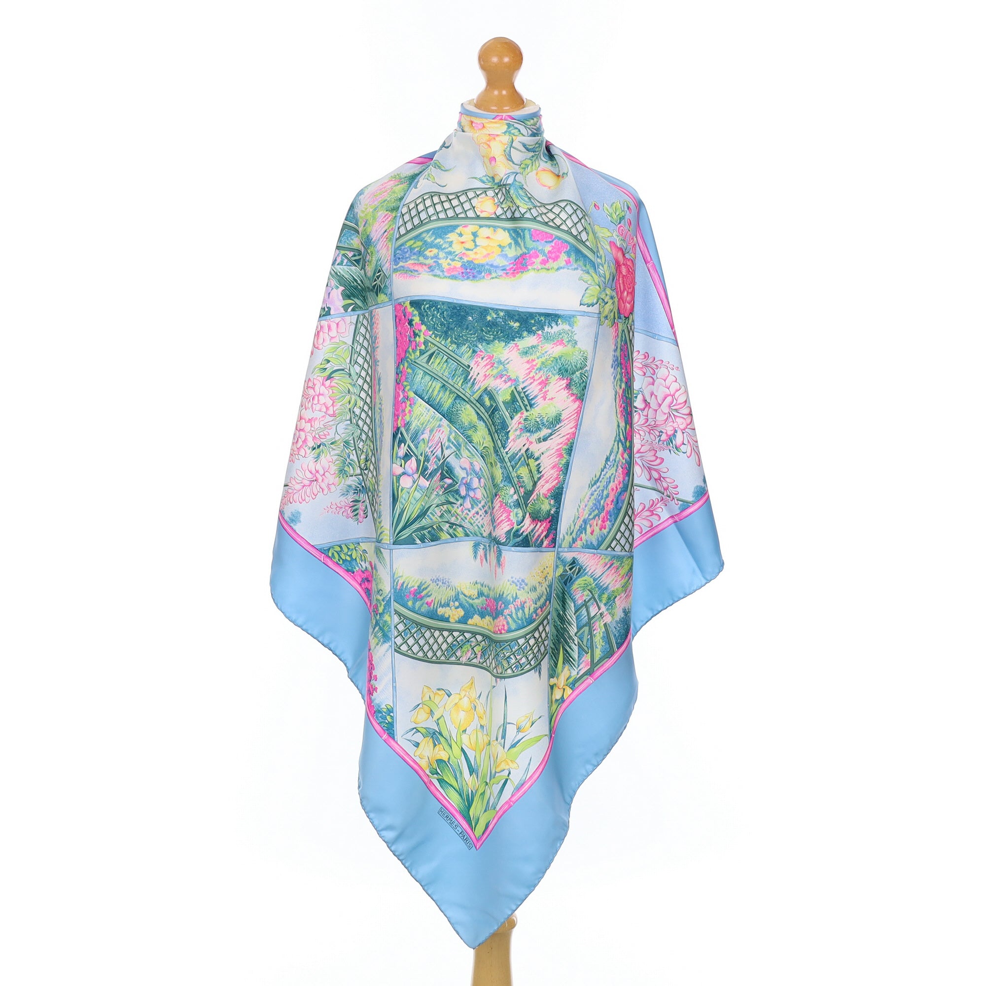 Hermès Giverny Silk Scarf Quite Rare