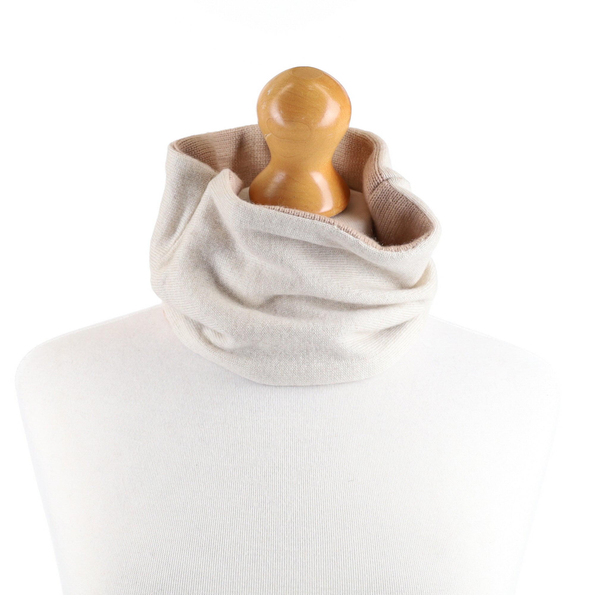 Latte and Oatmeal Neck Warmer