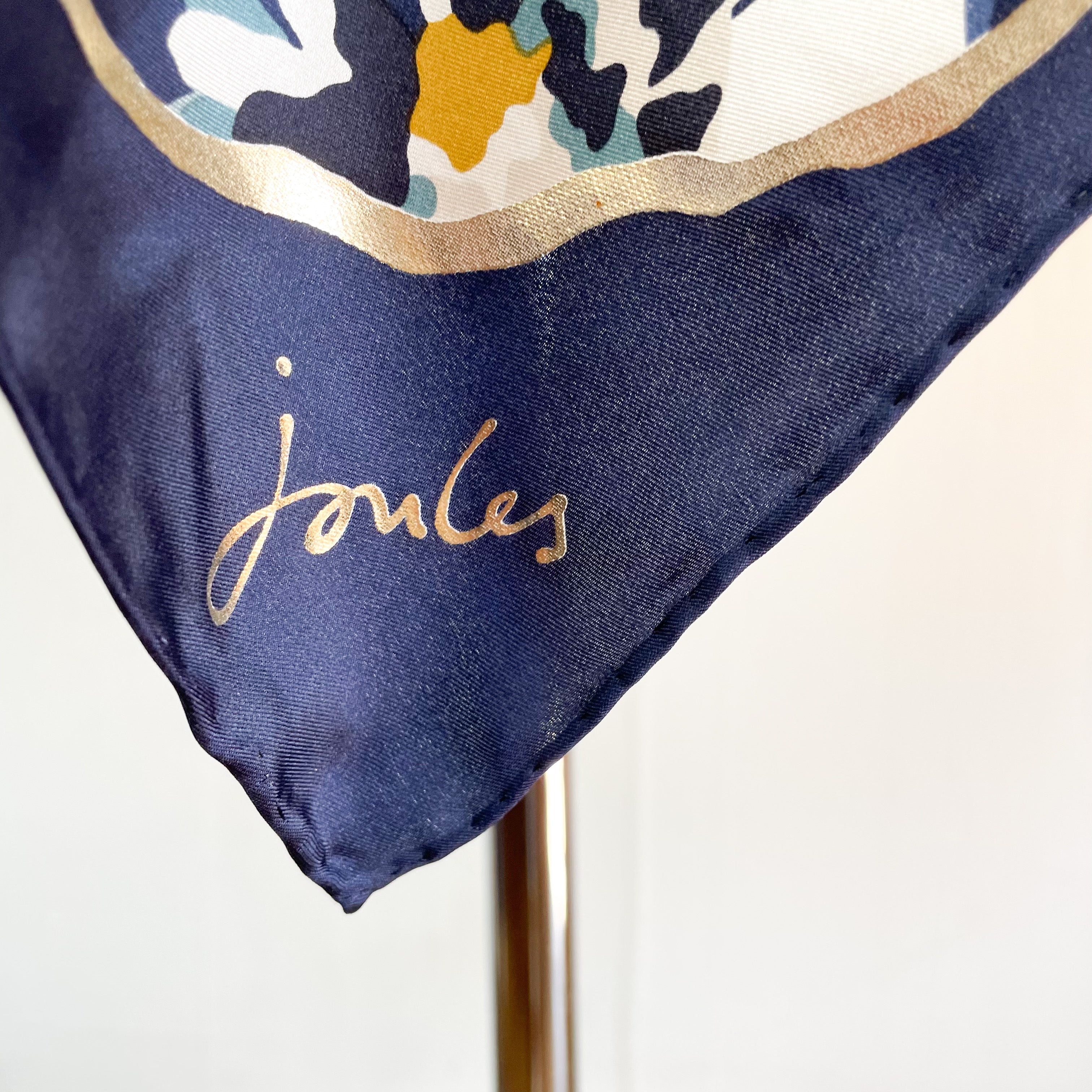 Brand New Joules Floral Design Silk Scarf