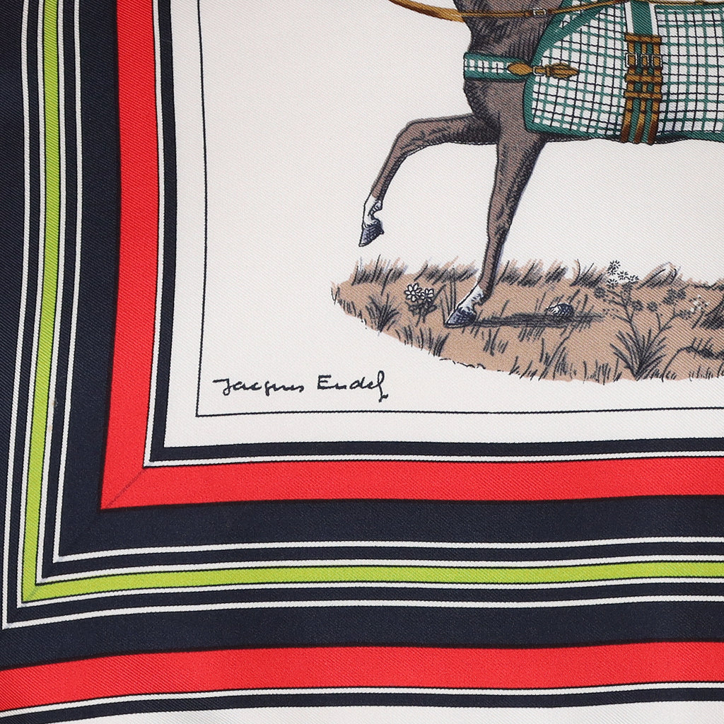 Hermès Couvertures et Tenues de Jour Silk Scarf