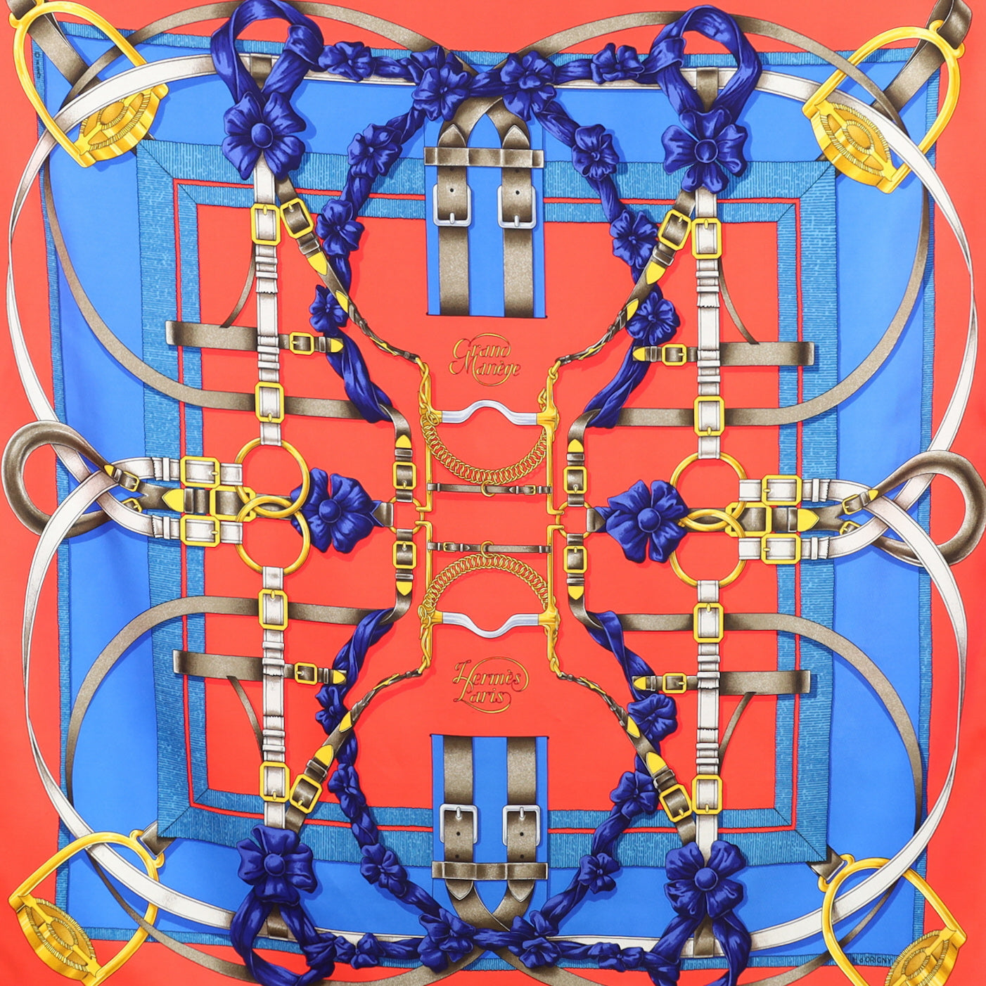 Hermès Grande Manége Silk Scarf