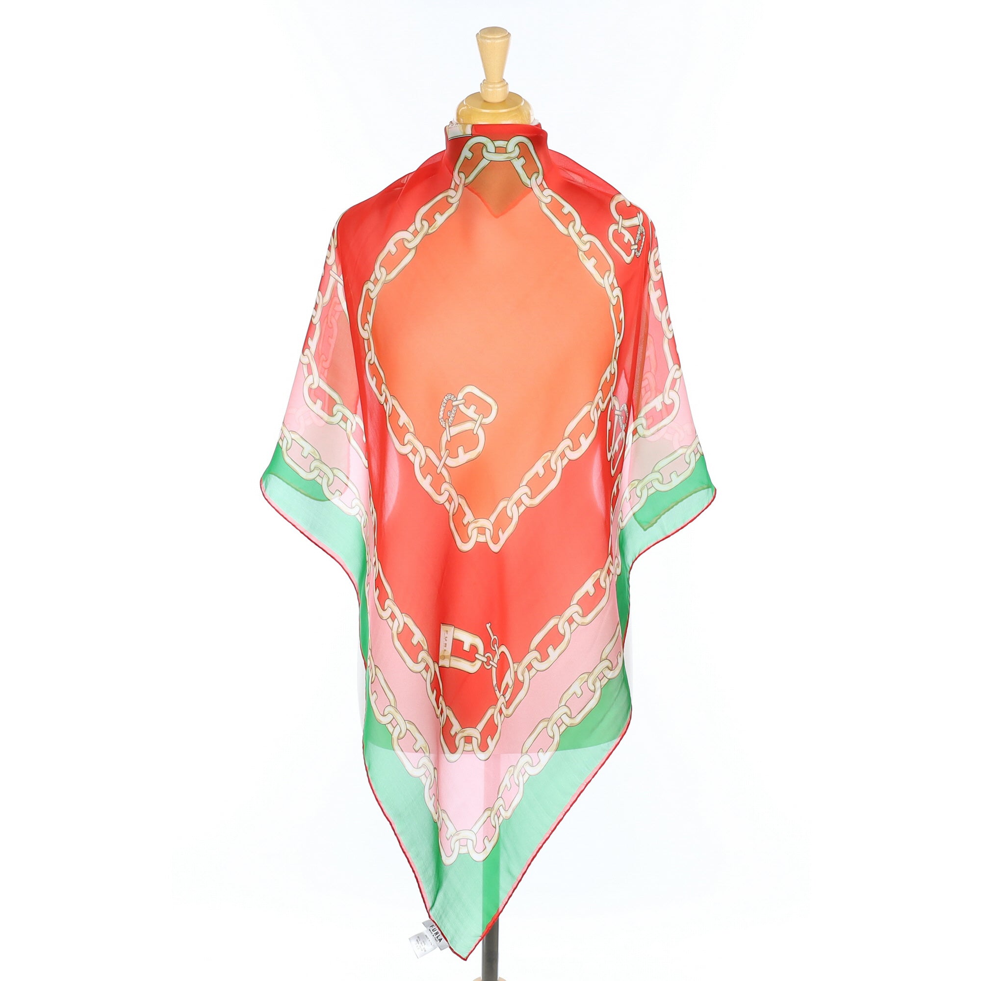Unworn Furla Chiffon Silk Scarf