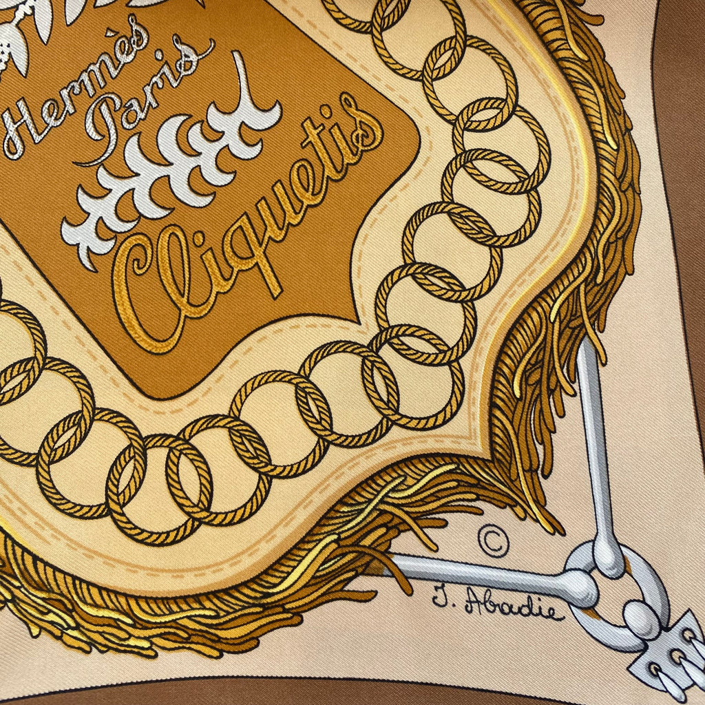 Hermès Cliquetis Silk Scarf