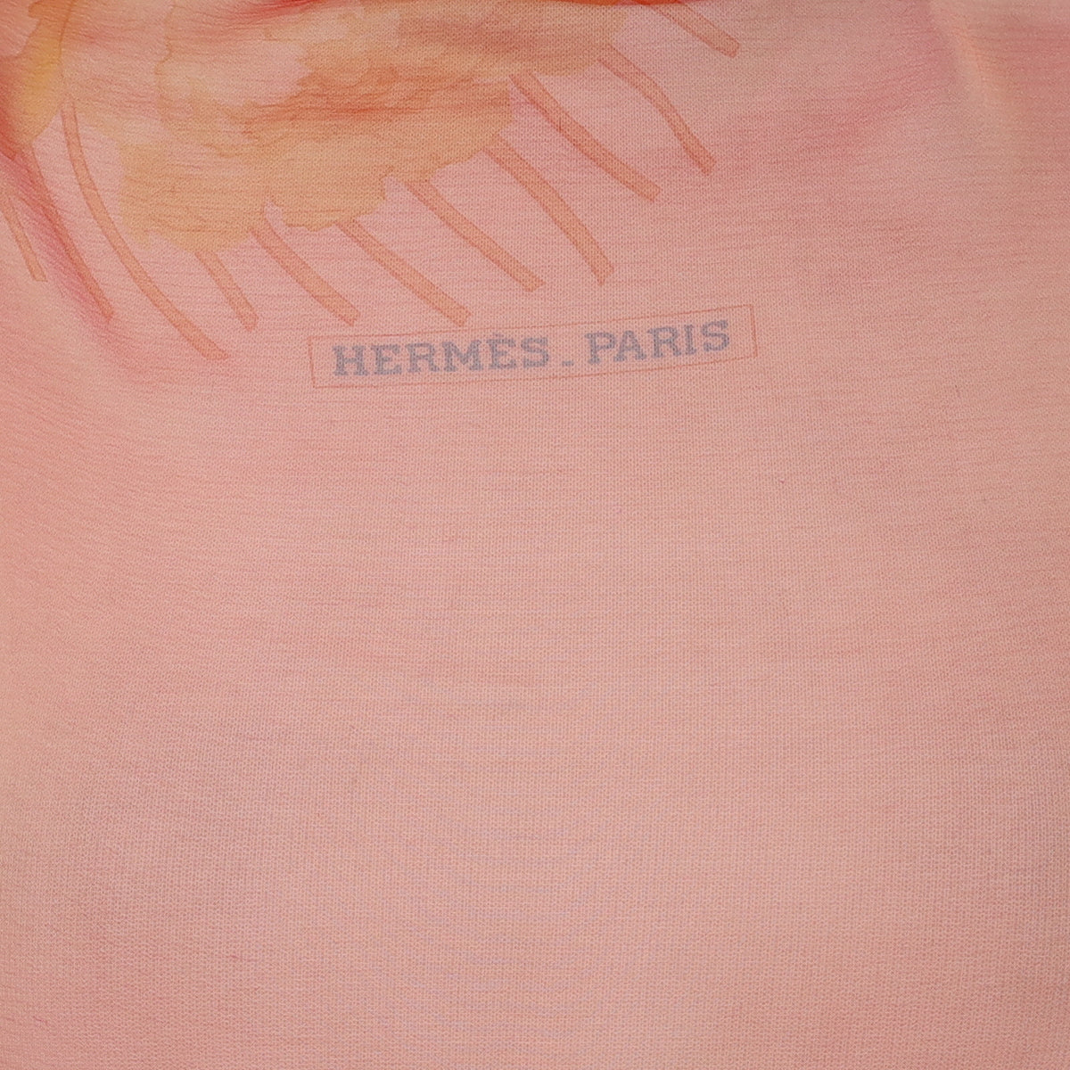 Hermès Les Pivoines Mousseline Silk Scarf