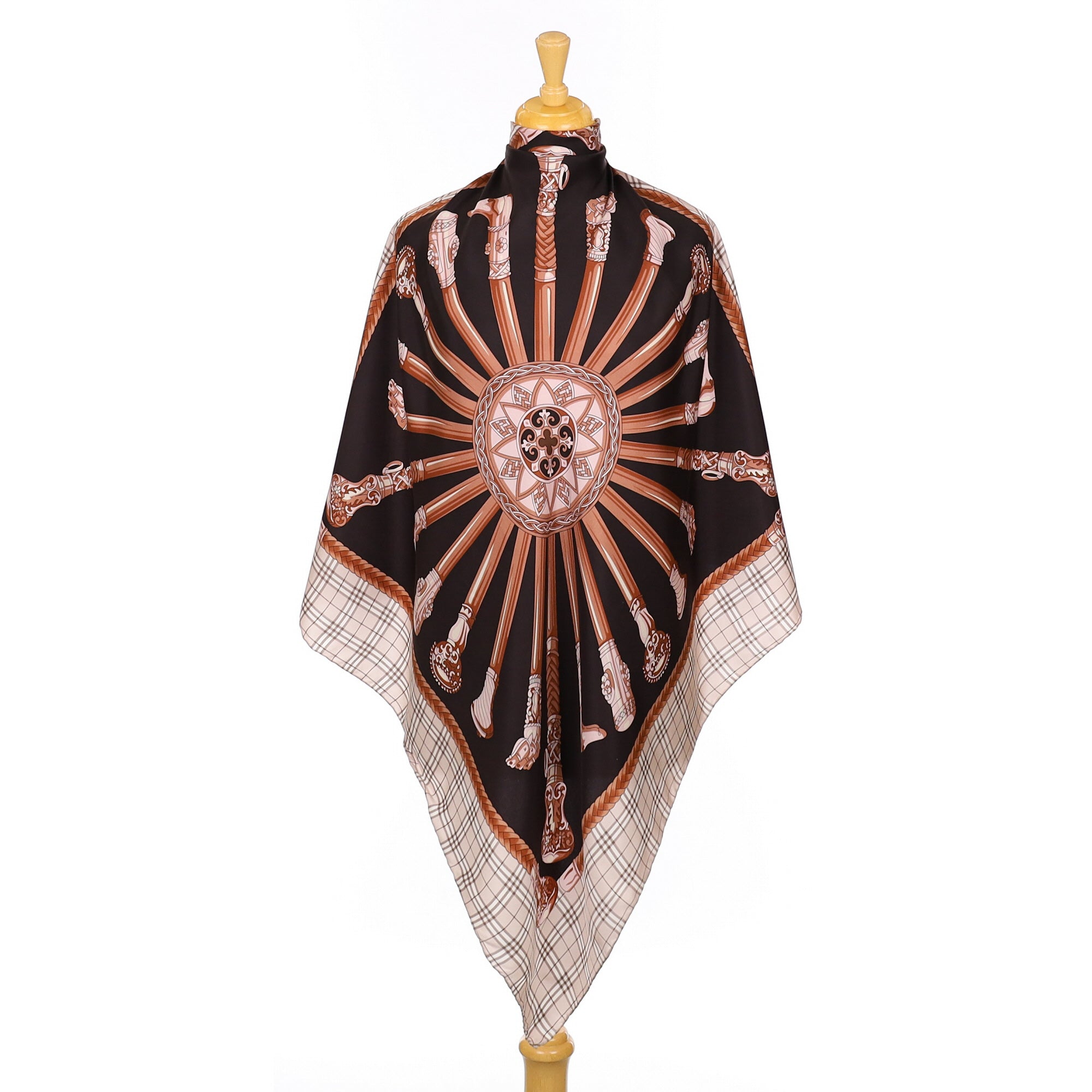 Basile Large Vintage Silk Scarf