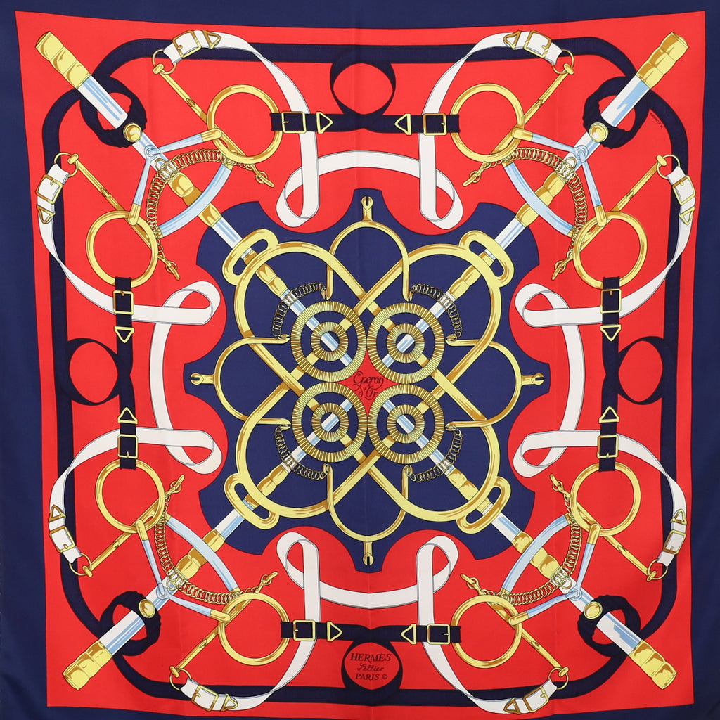 Hermès Eperon D’Or Silk Scarf