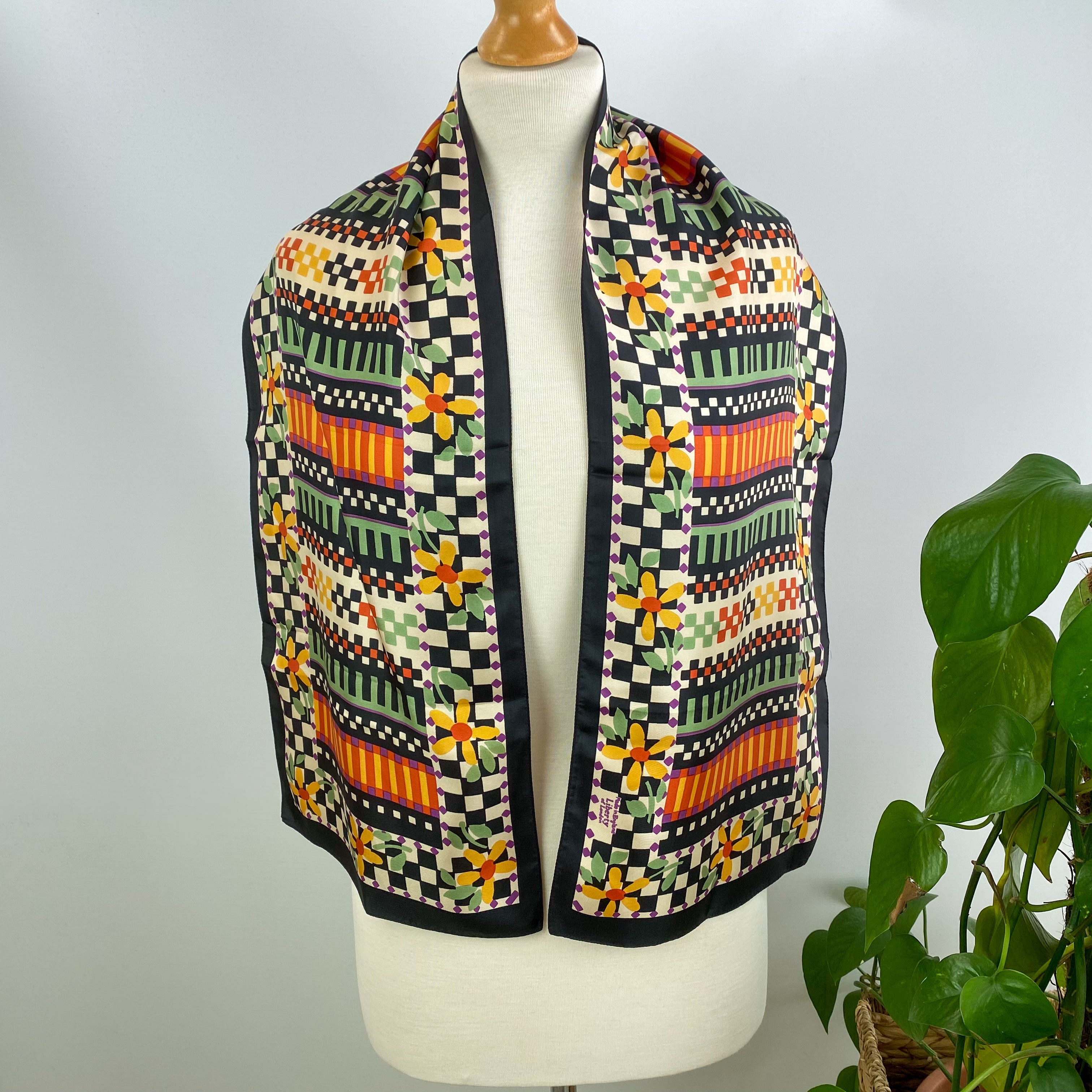 1970’s Liberty Long Silk Scarf