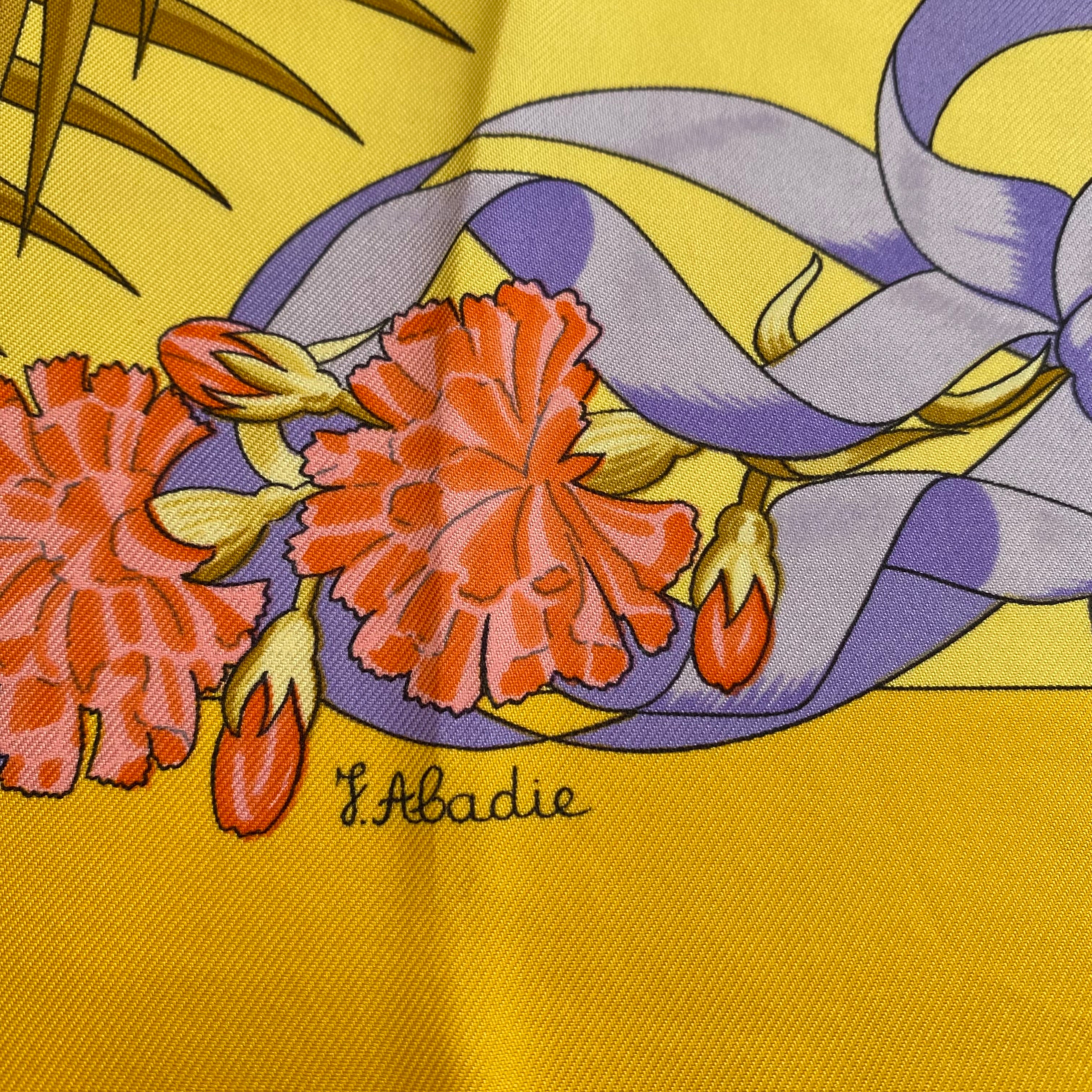 Hermès Fleurs de L’Opéra Silk Scarf