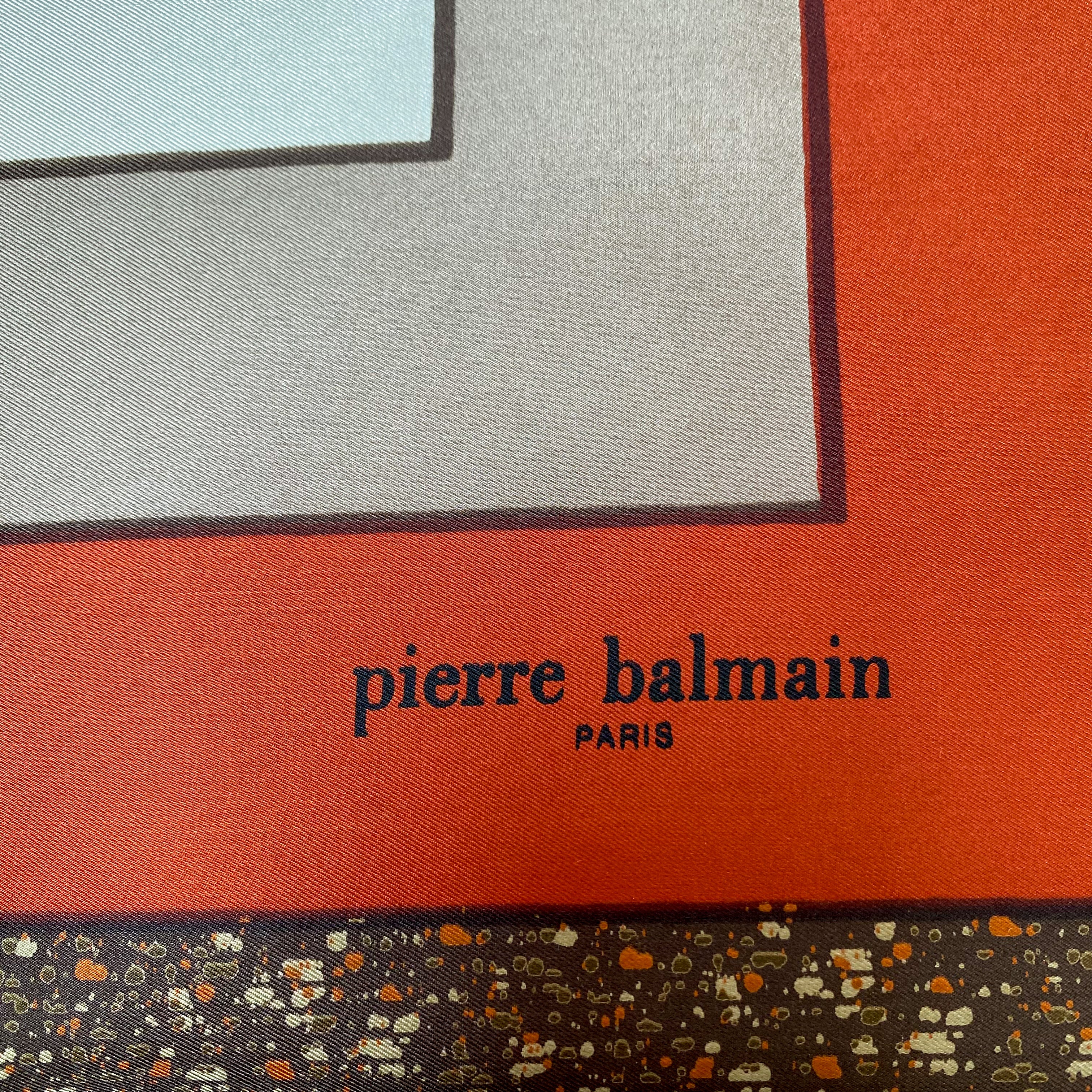 Brand New Boxed Pierre Balmain Silk Scarf