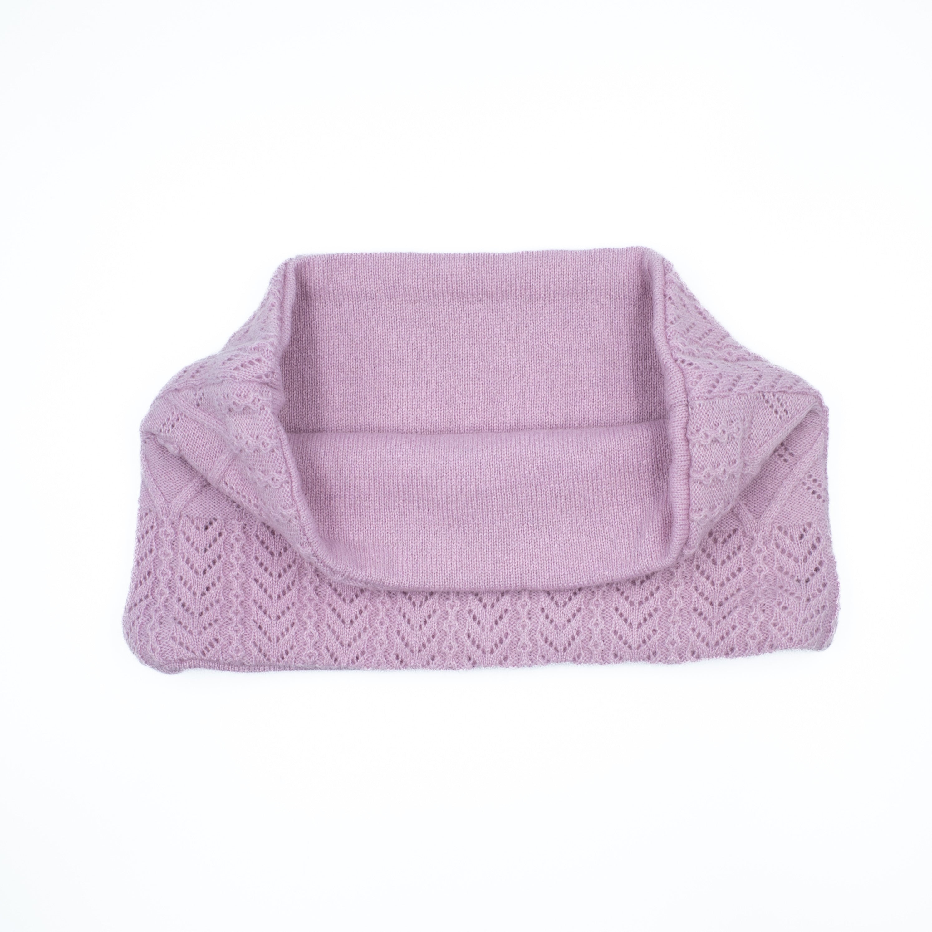 Pale Mauve Pink Pattern Neck Warmer