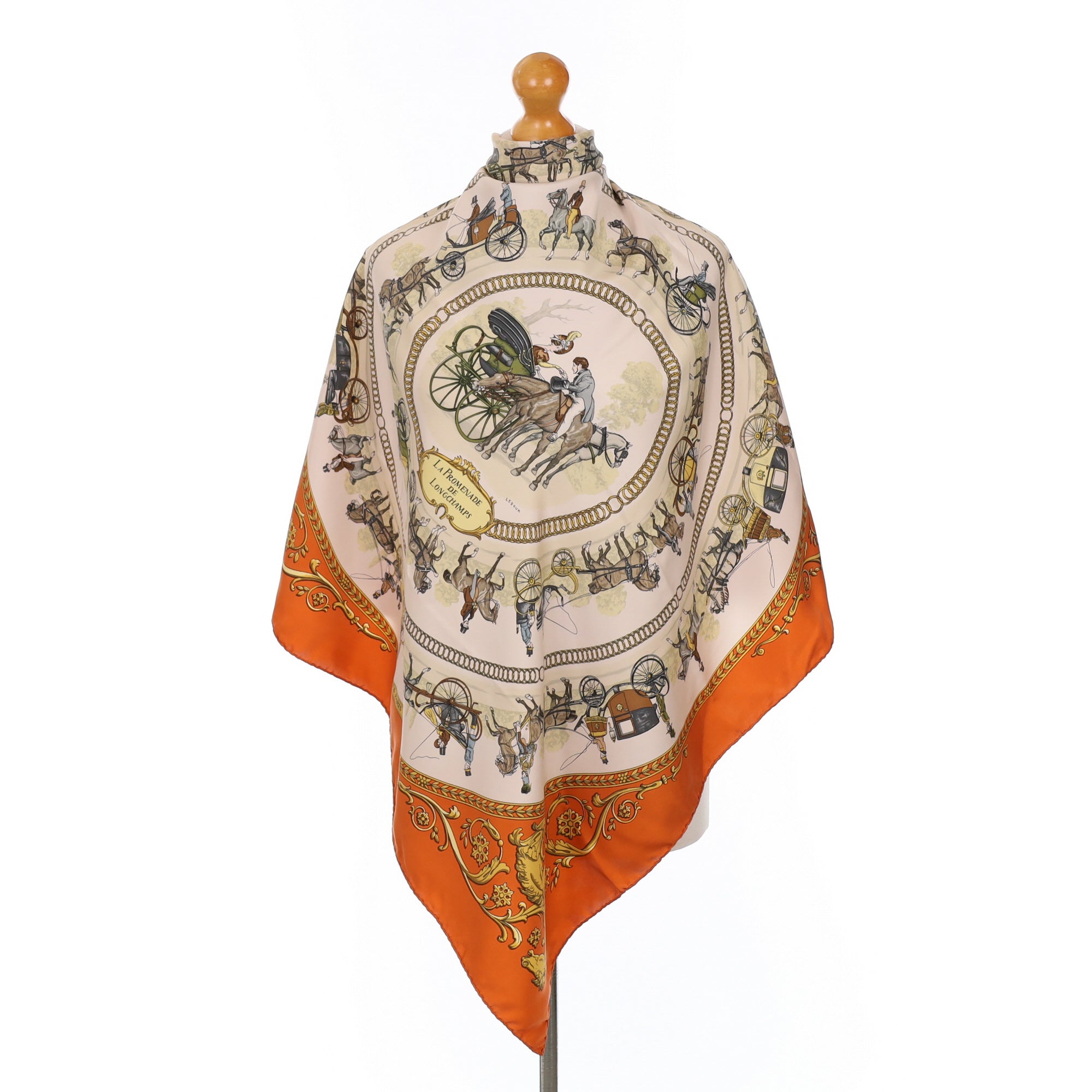 Hermès La Promenade de Langchamps Silk Scarf
