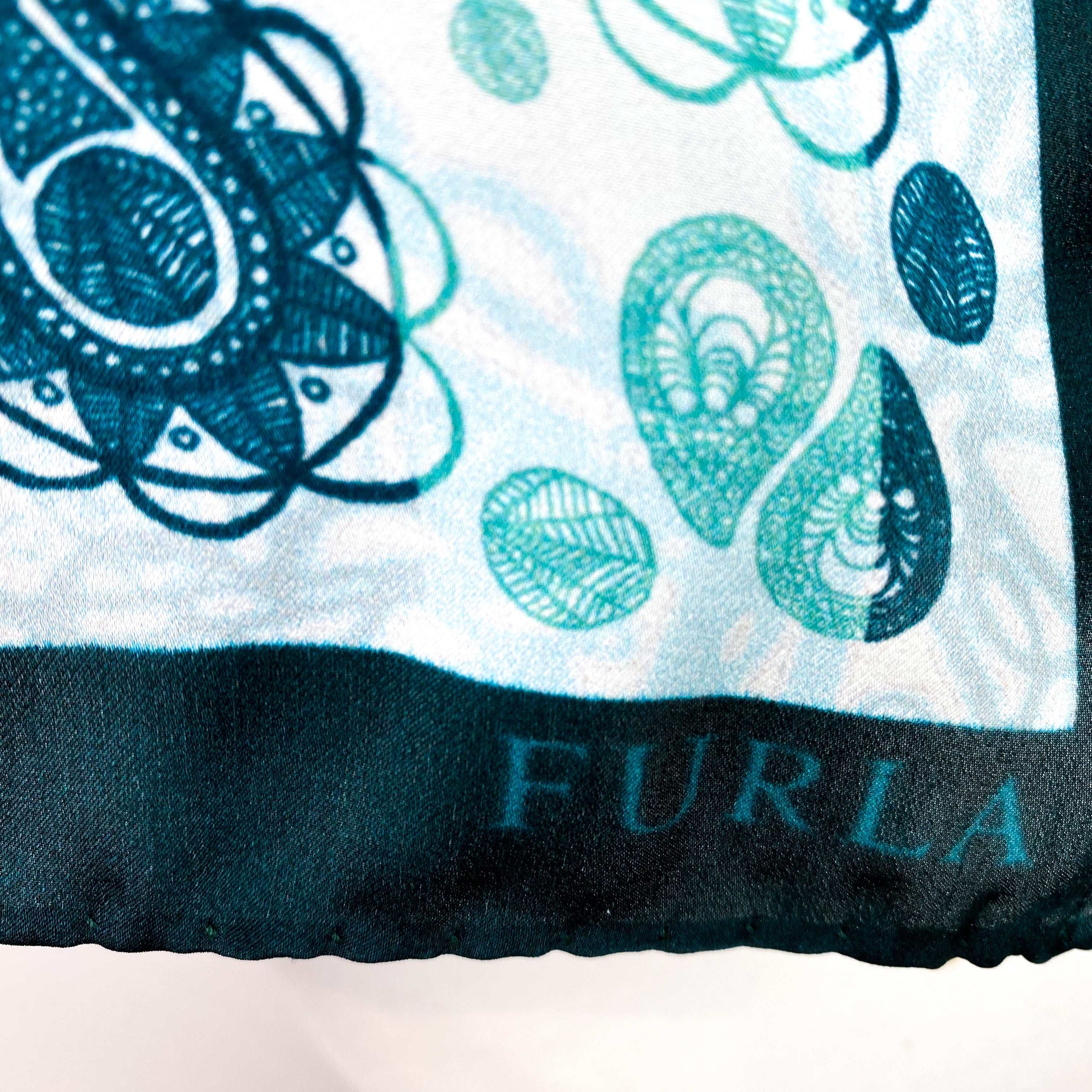 Furla Floral Silk Scarf