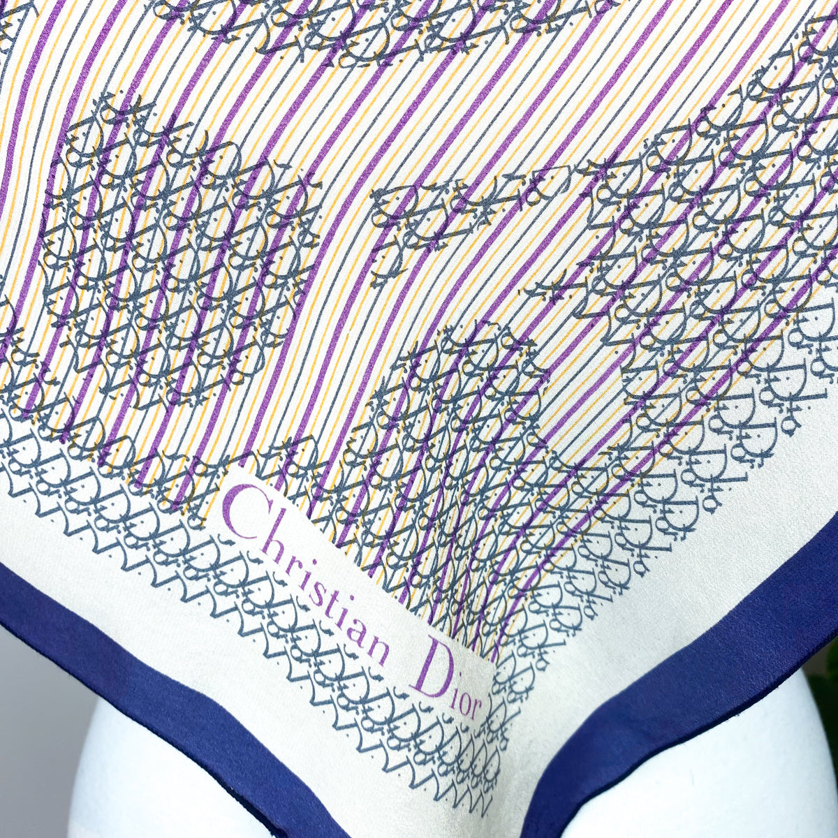Christian Dior Small Chiffon Silk Scarf