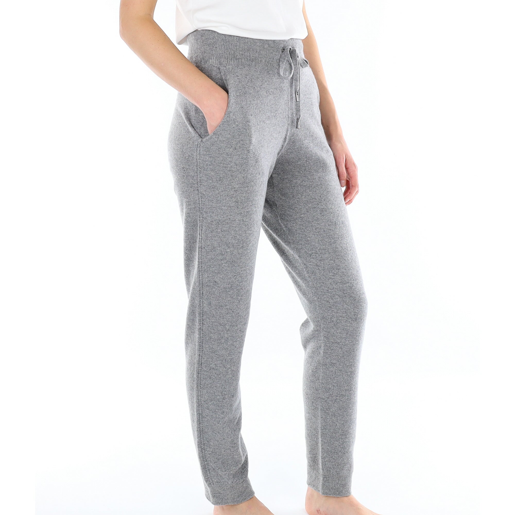 Ash Grey Cashmere Lounge Pants Small