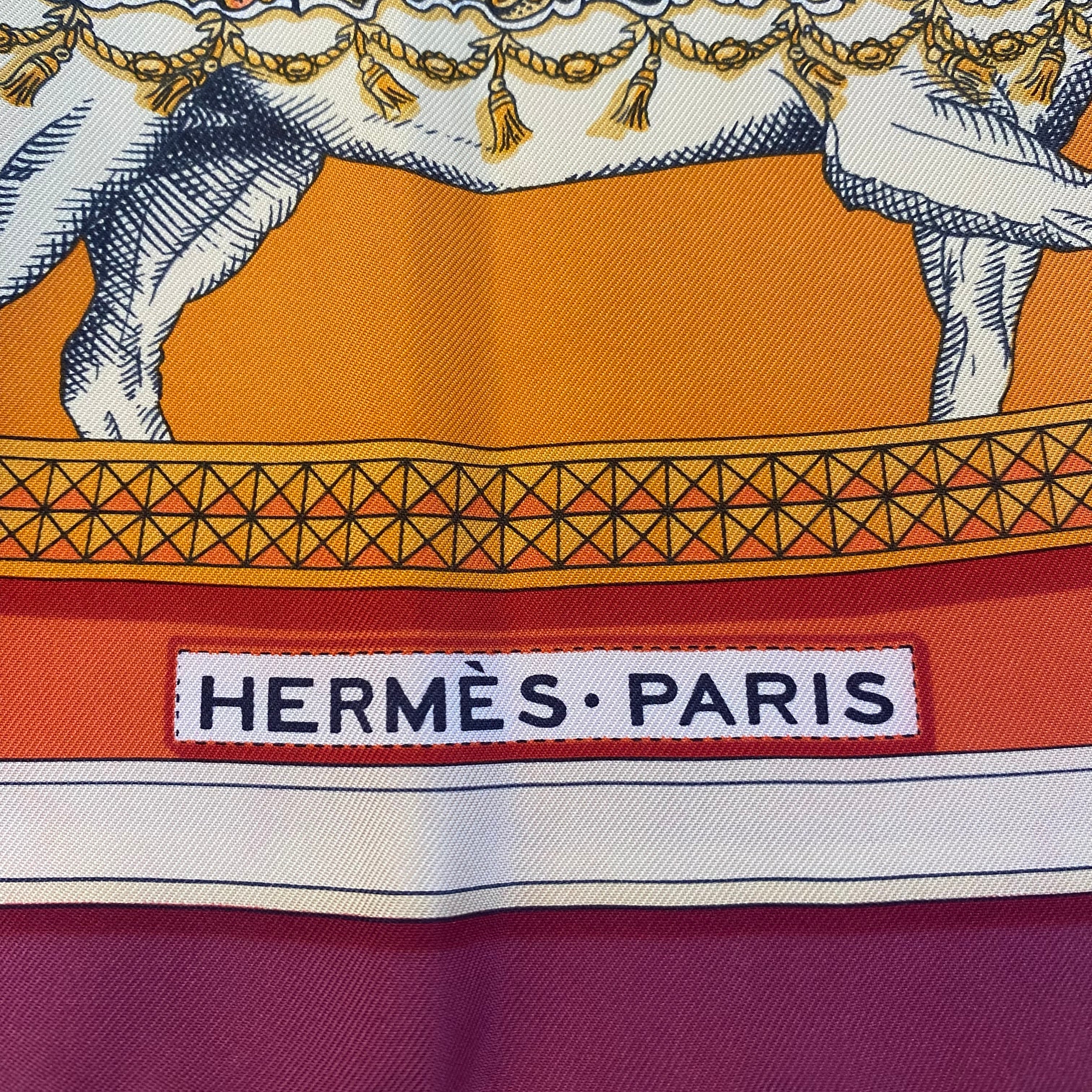 Hermès Grand Aparat Silk Scarf