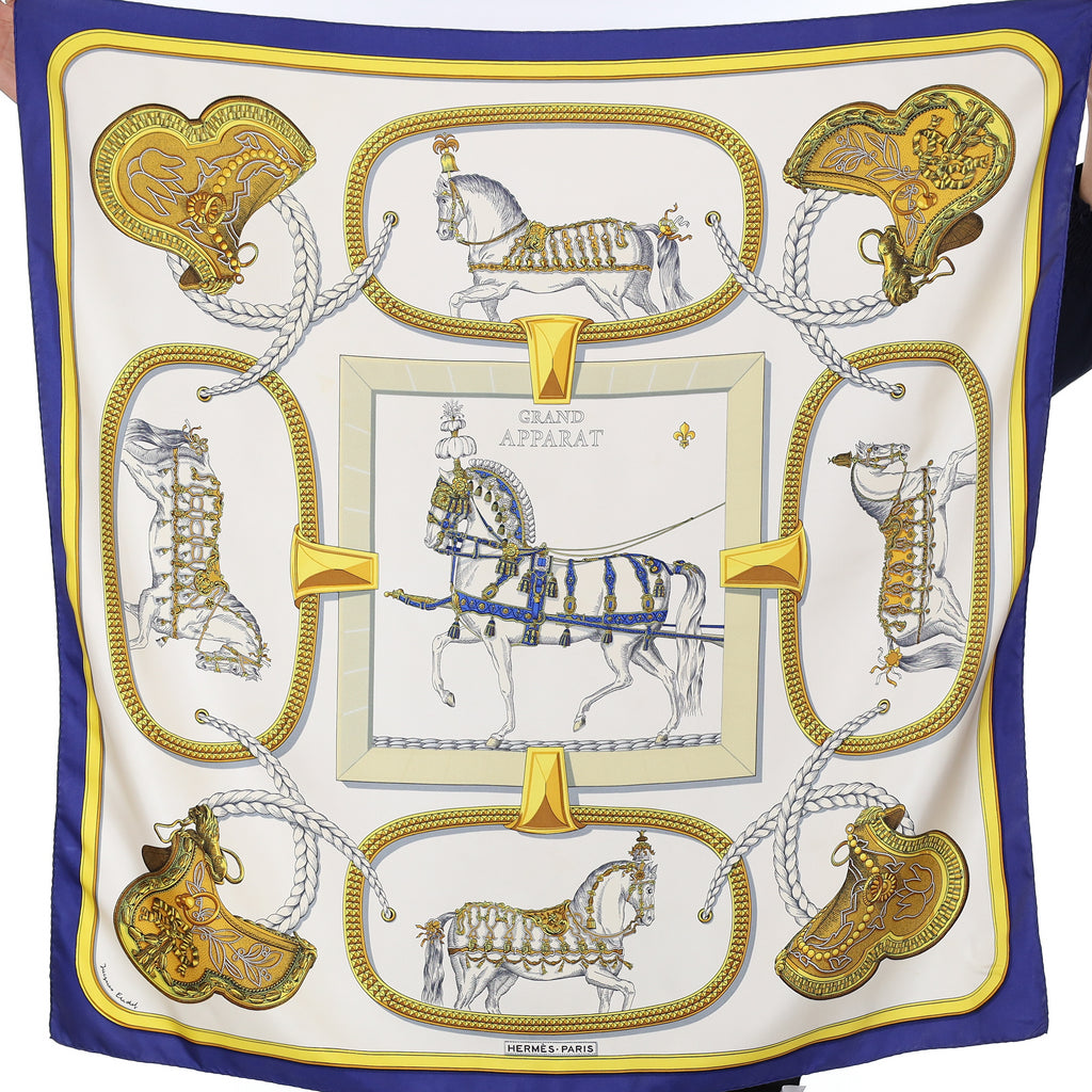 Hermès Grand Apparat Vintage Silk Scarf