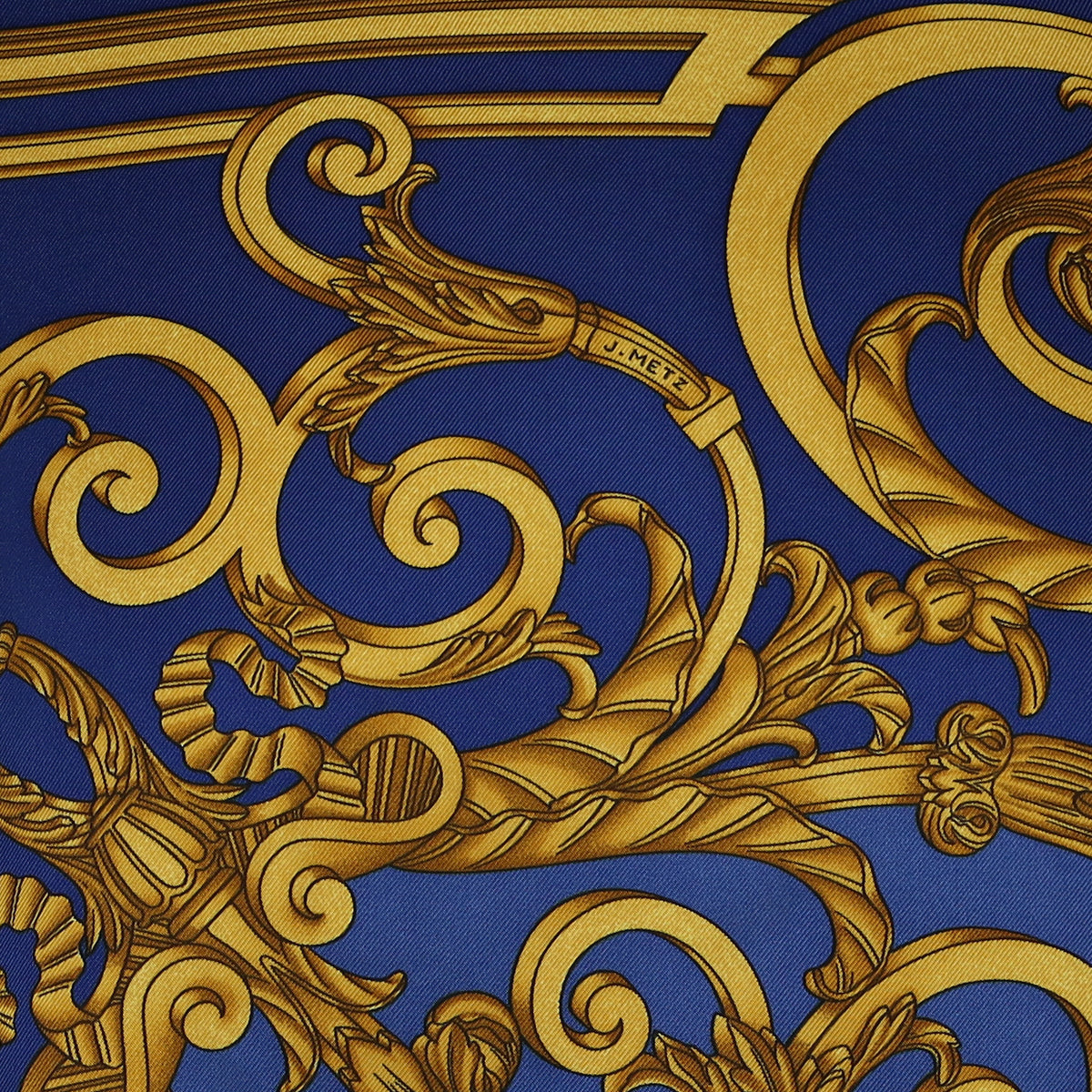 Hermès Les Tuileries Vintage Silk Scarf