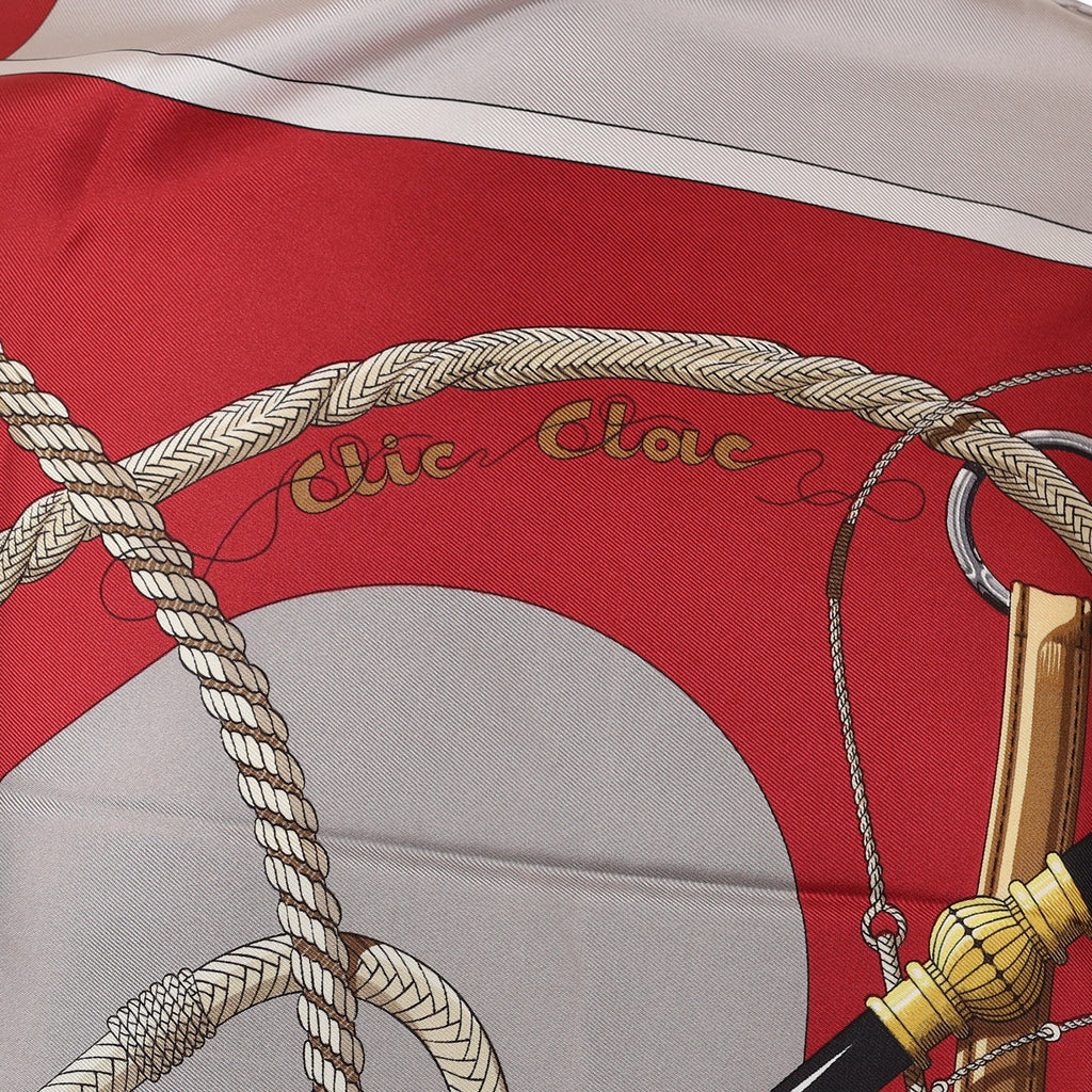Hermès Clic Clouc Silk Scarf