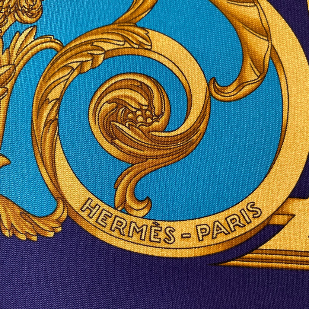Hermès Les Tuiceries Silk Scarf