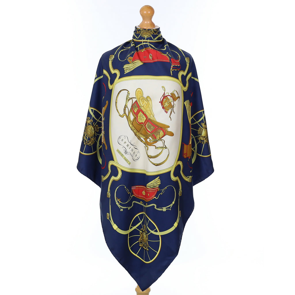 Hermès Springs Silk Scarf