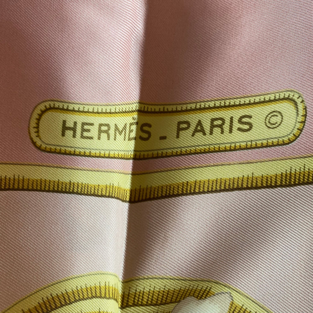 Hermès Caraibes Silk Scarf
