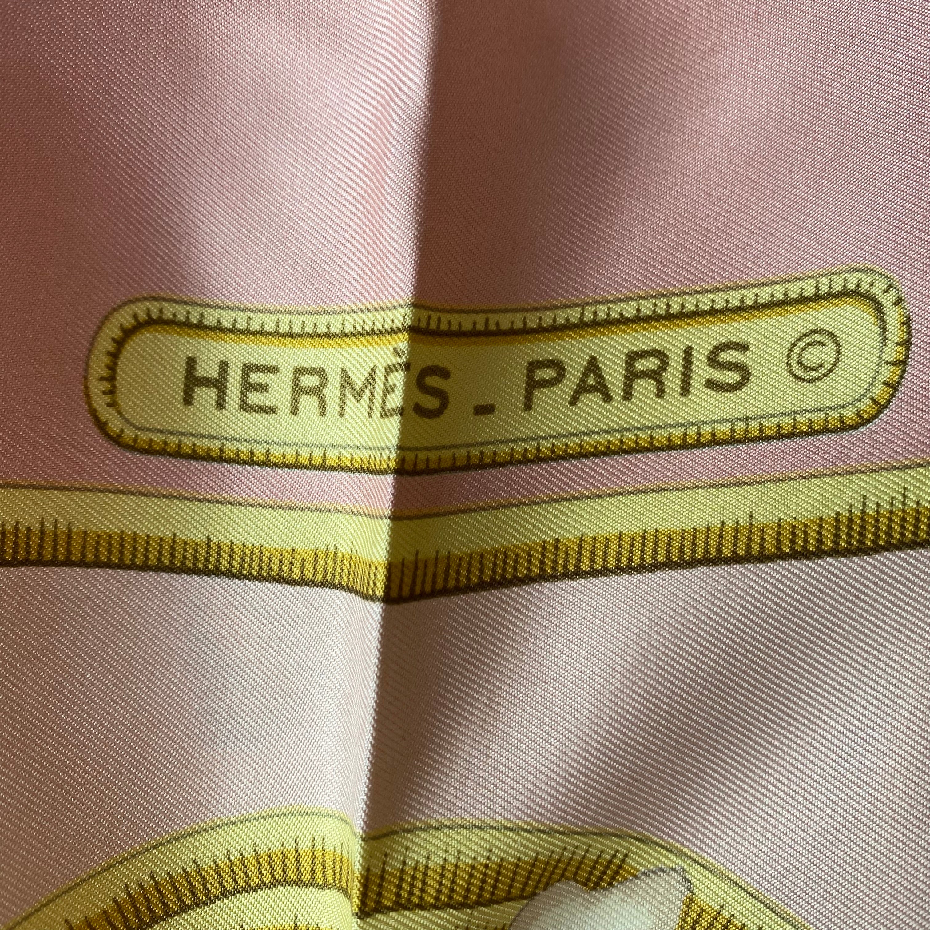 Hermès Caraibes Silk Scarf