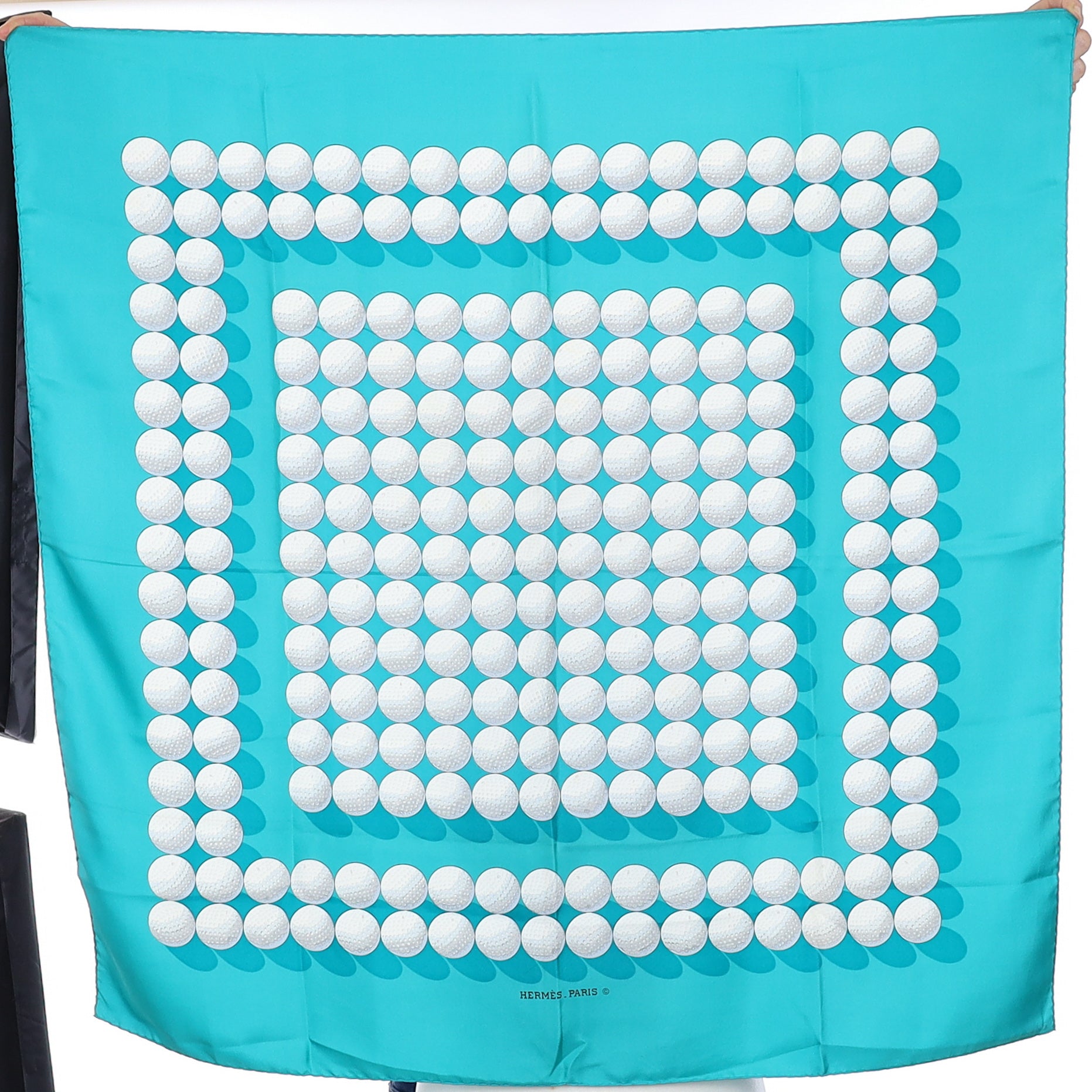 Hermès Balles de Golf Silk Scarf