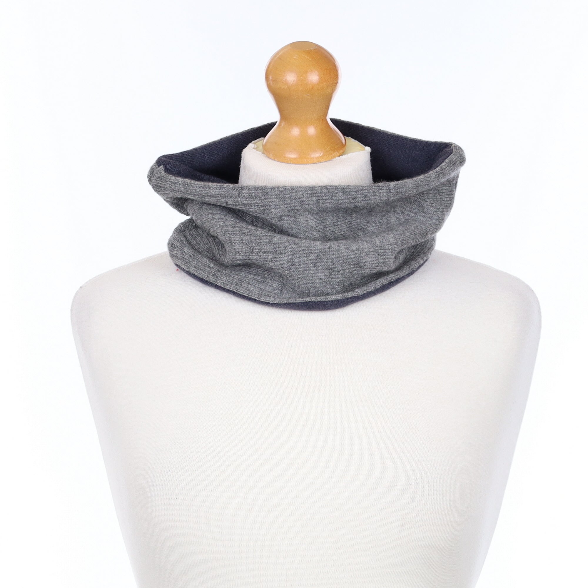 Ash and Stone Grey Neck Warmer