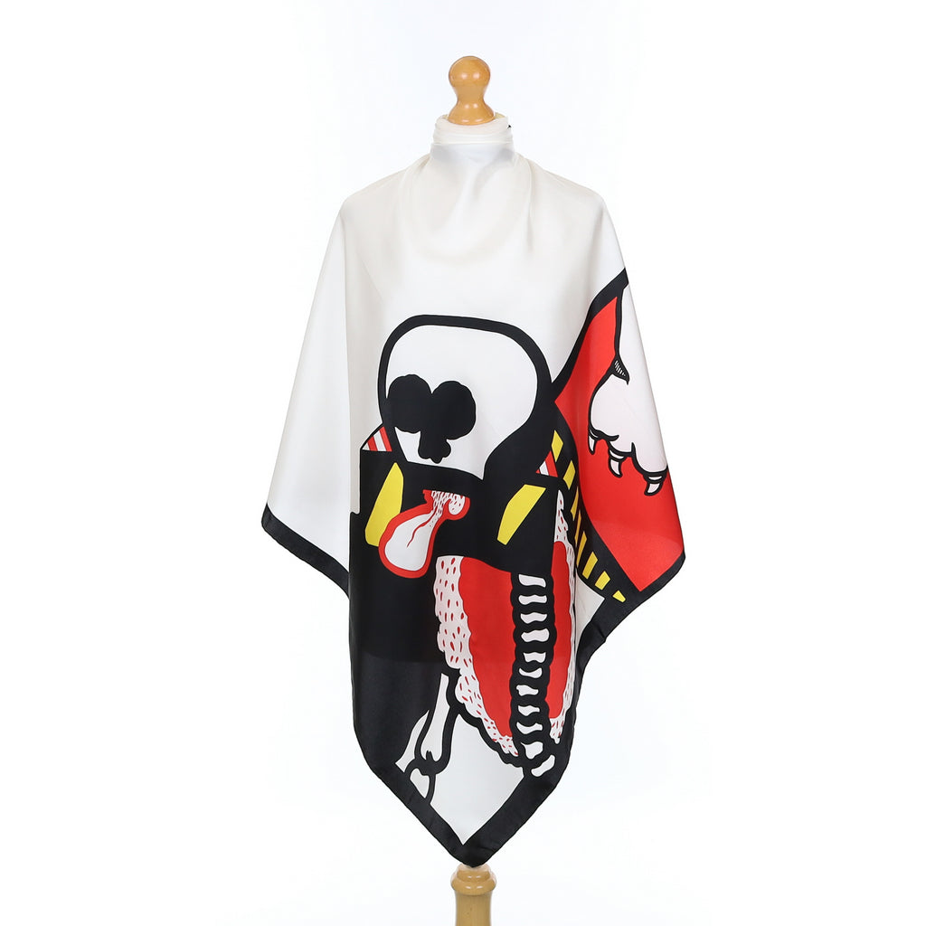 Unworn Antonio Dias Silk Scarf