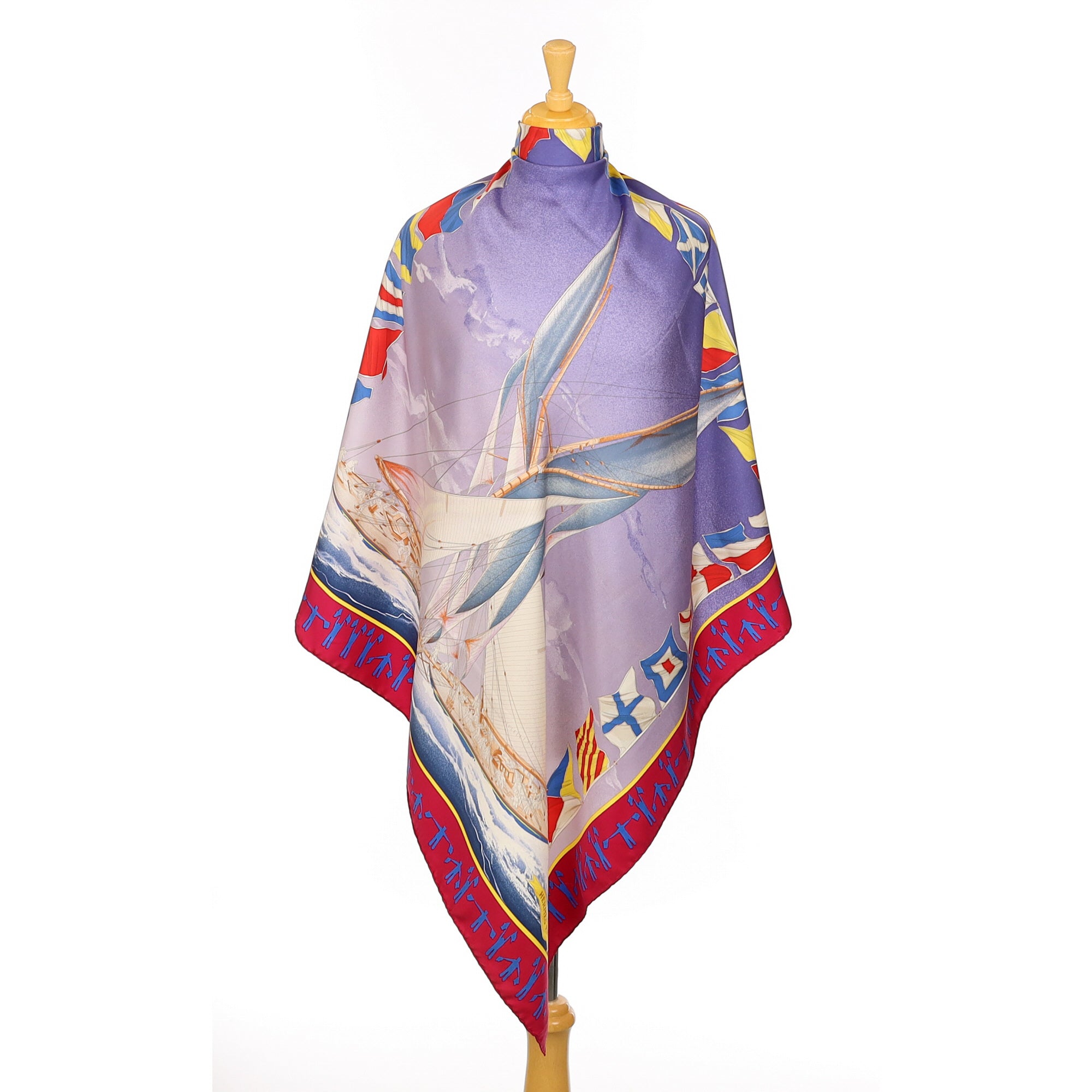 Hermès En Course Silk Scarf